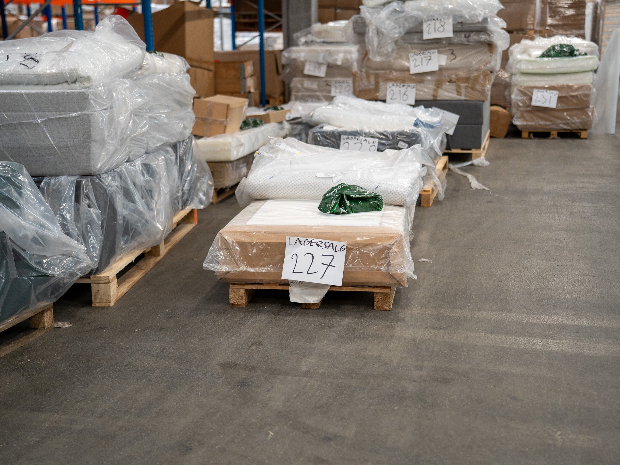 Boksmadras 90x200 sand