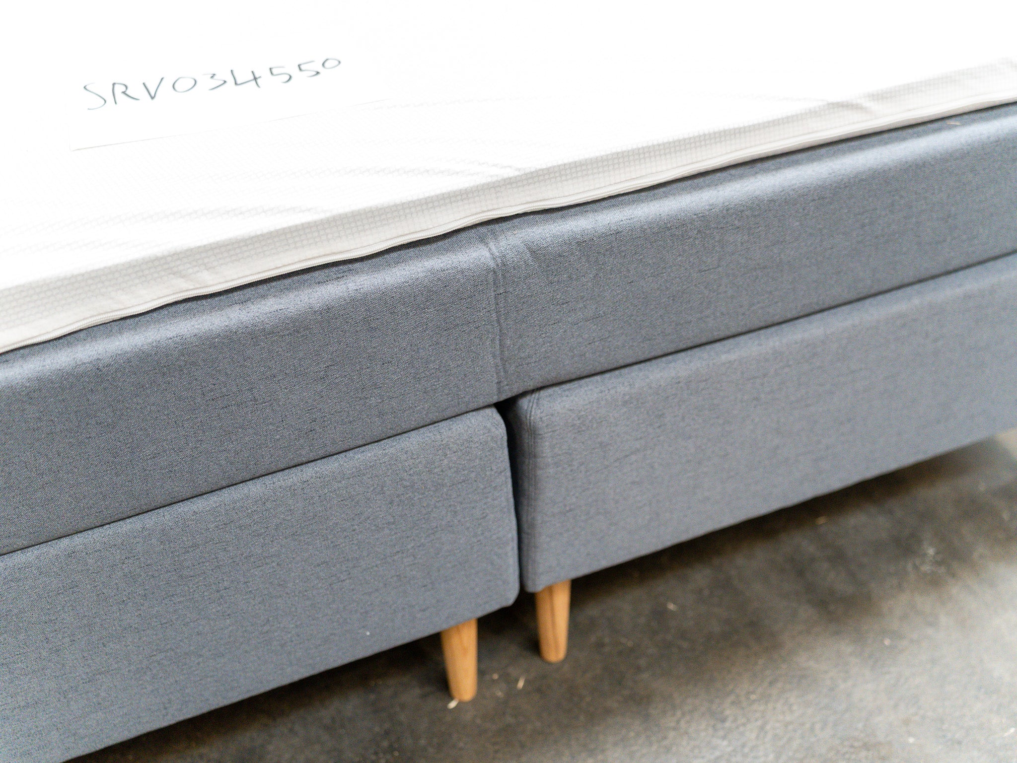 Kontinental 180x200 mørkegrå