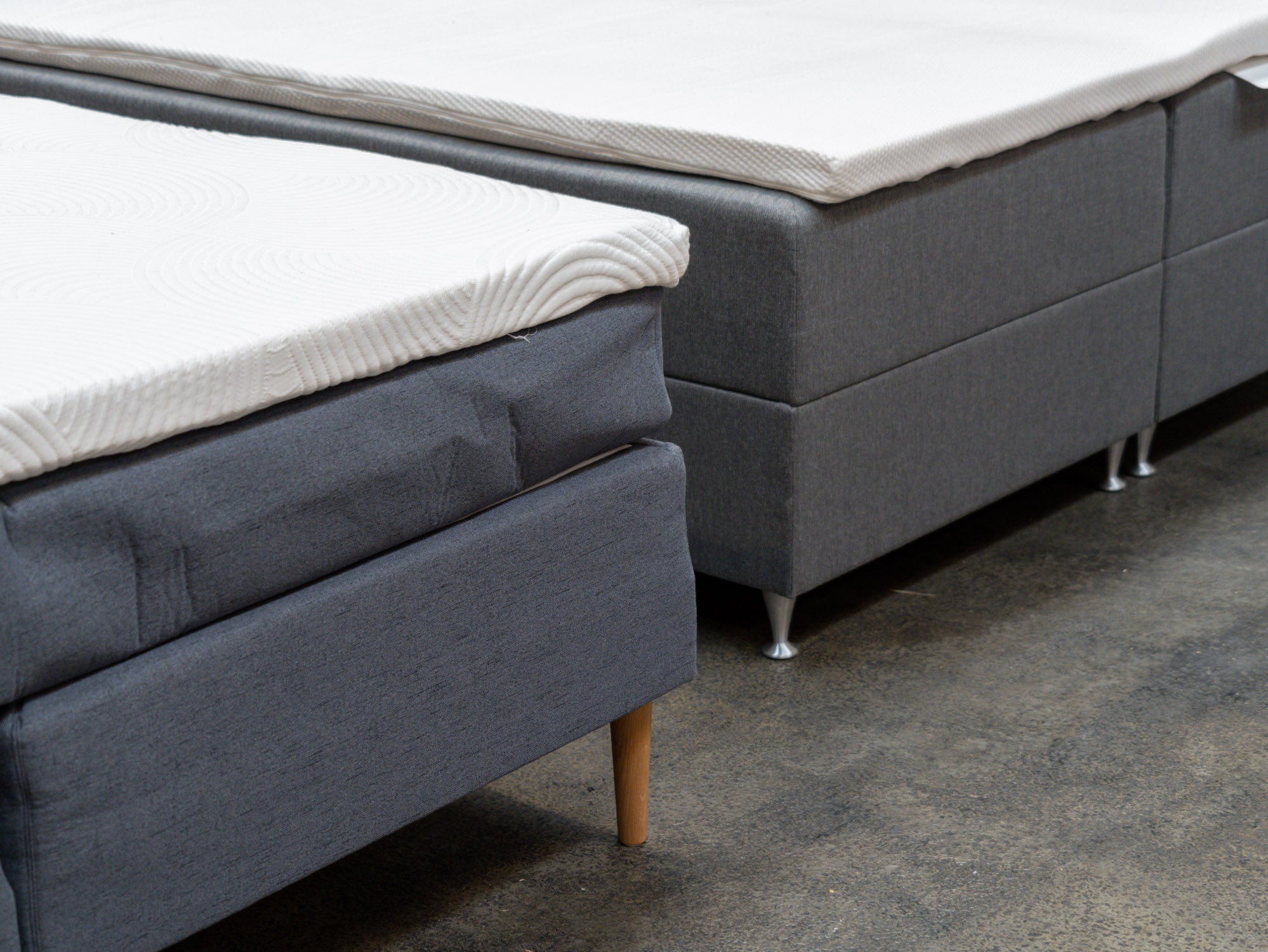 Kontinental 180x200 mørkegrå