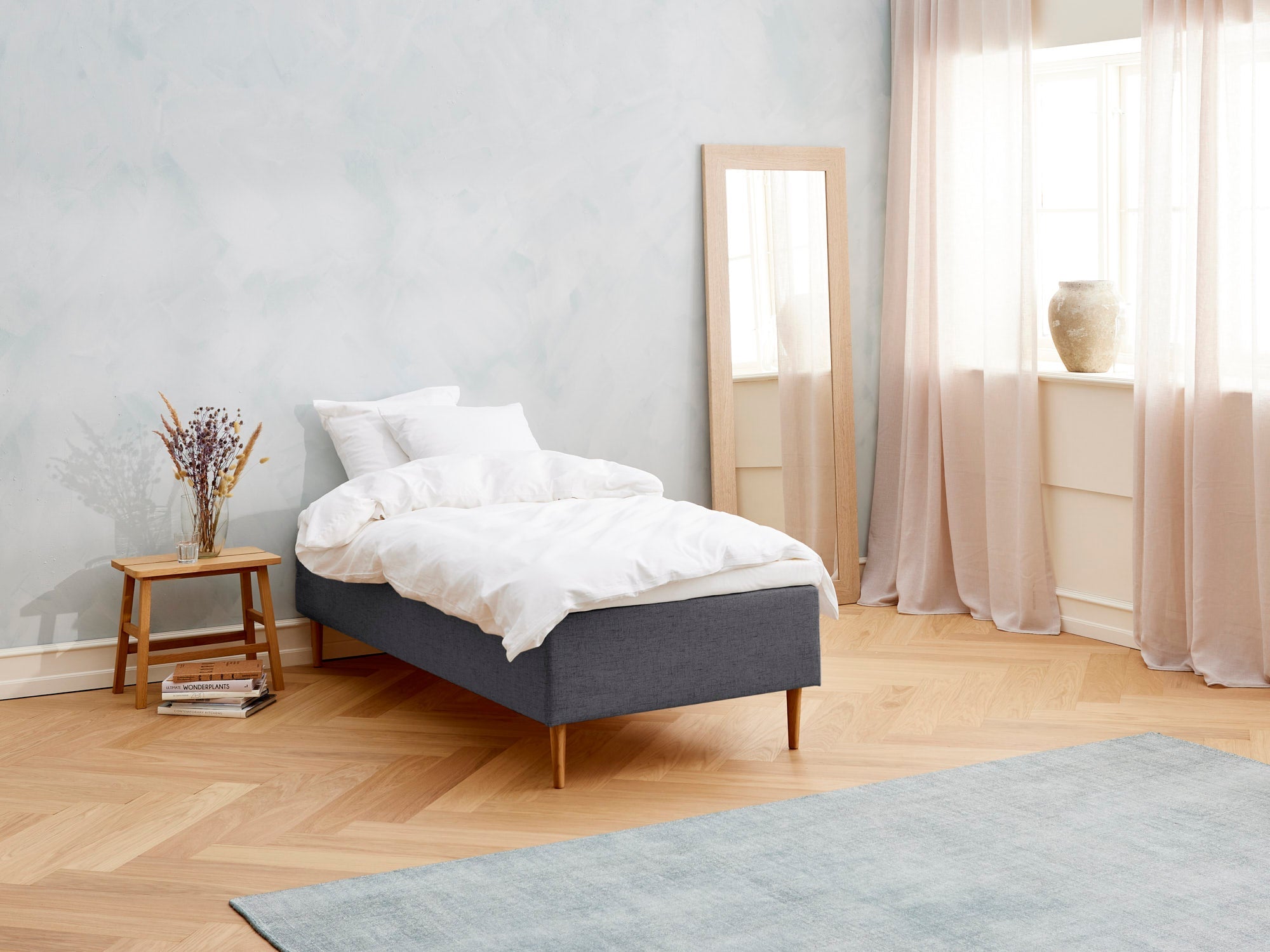 Fagmandens - Kølende | Boxmadras (Antracit) 90x200 cm.