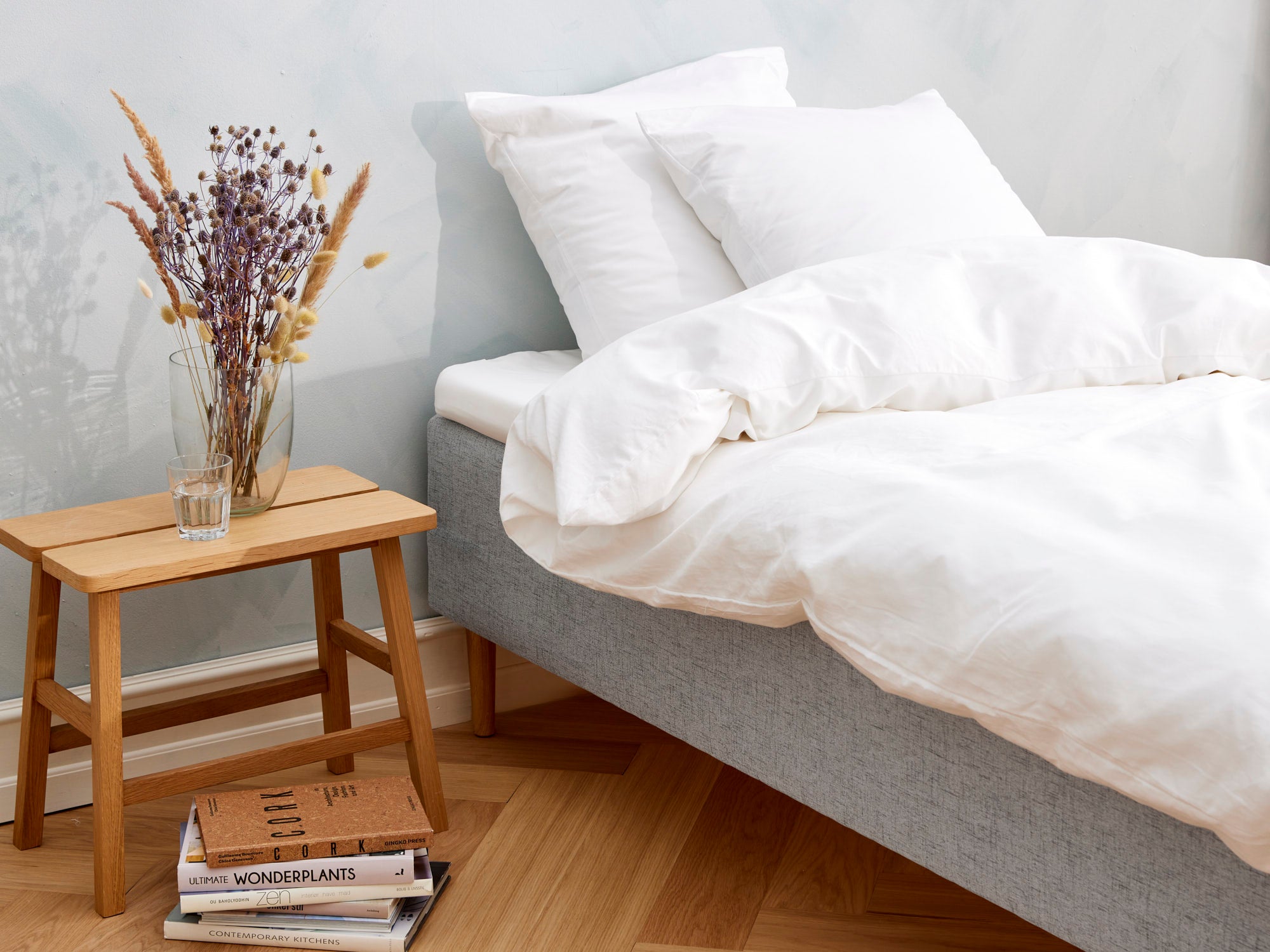 Fabrikkens - Kølende | Boxmadras (Lysegrå) 90x200 cm.