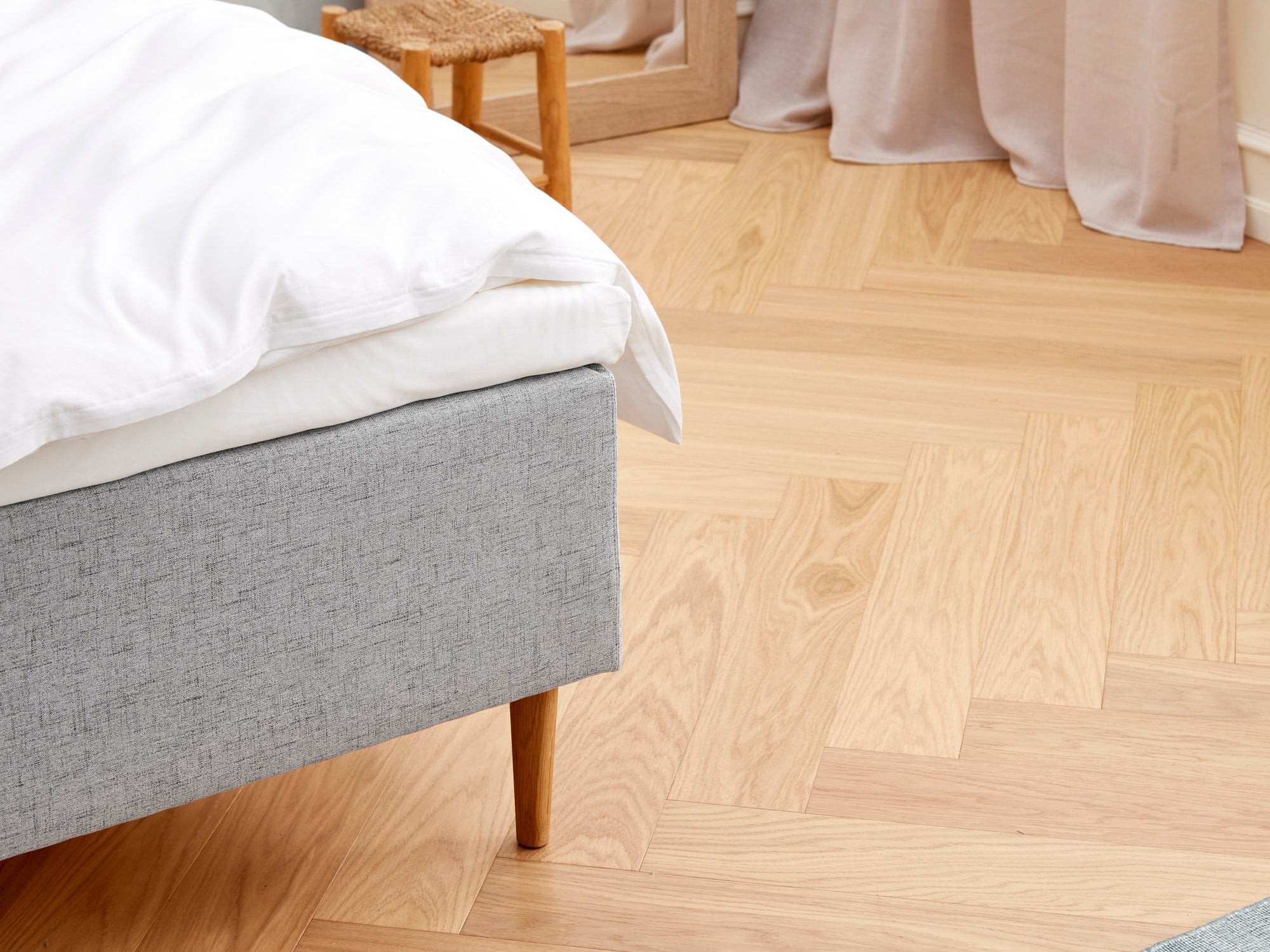 Majestæt - Kølende | Boxmadras (Lysegrå) 80x200 cm.