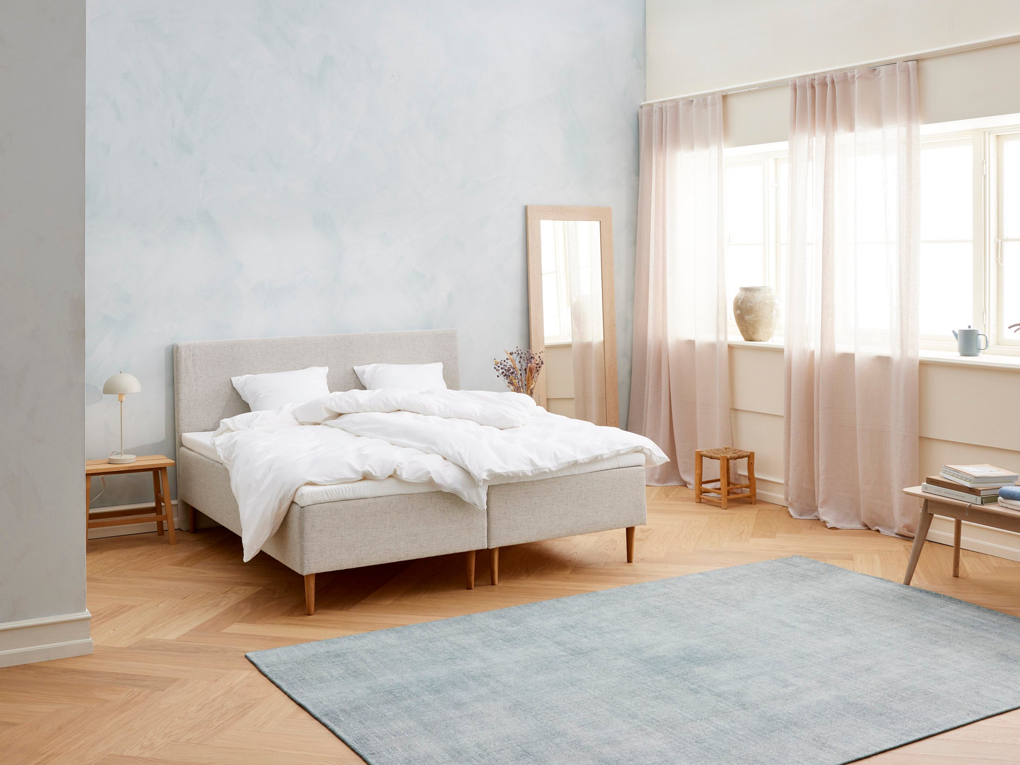 Fagmandens - Kølende | Boxmadras (Sand) 180x210 cm.