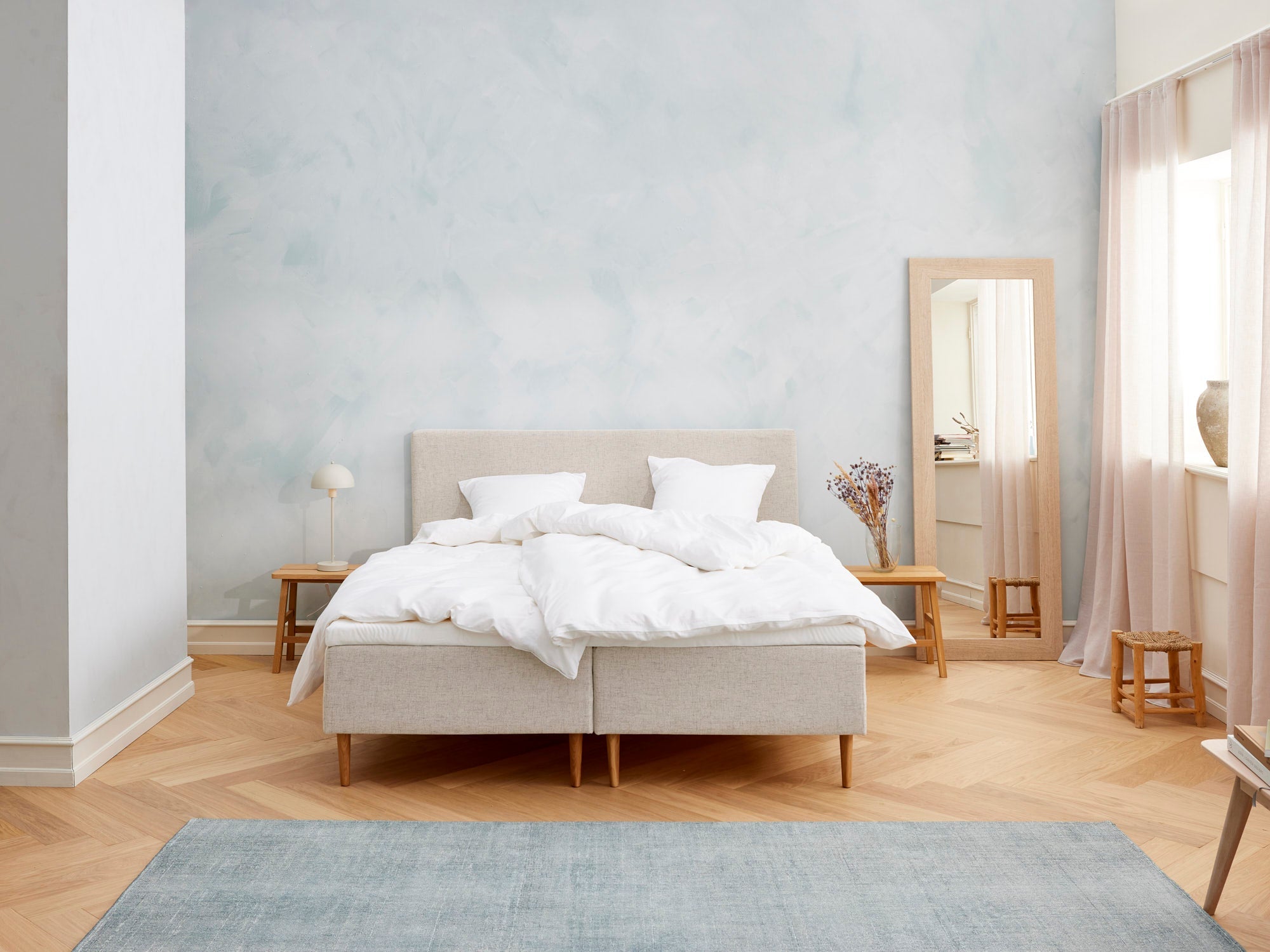 Fagmandens - Kølende | Boxmadras (Sand) 180x210 cm.