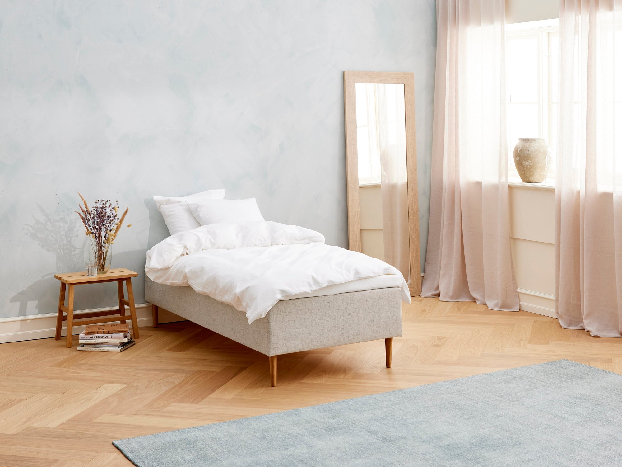 Fagmandens - Kølende | Boxmadras (Sand) 80x200 cm.