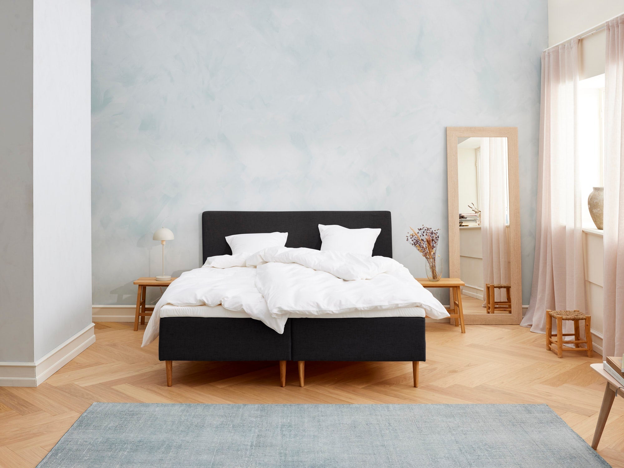 Fagmandens - Kølende | Boxmadras (Sort) 160x200 cm.