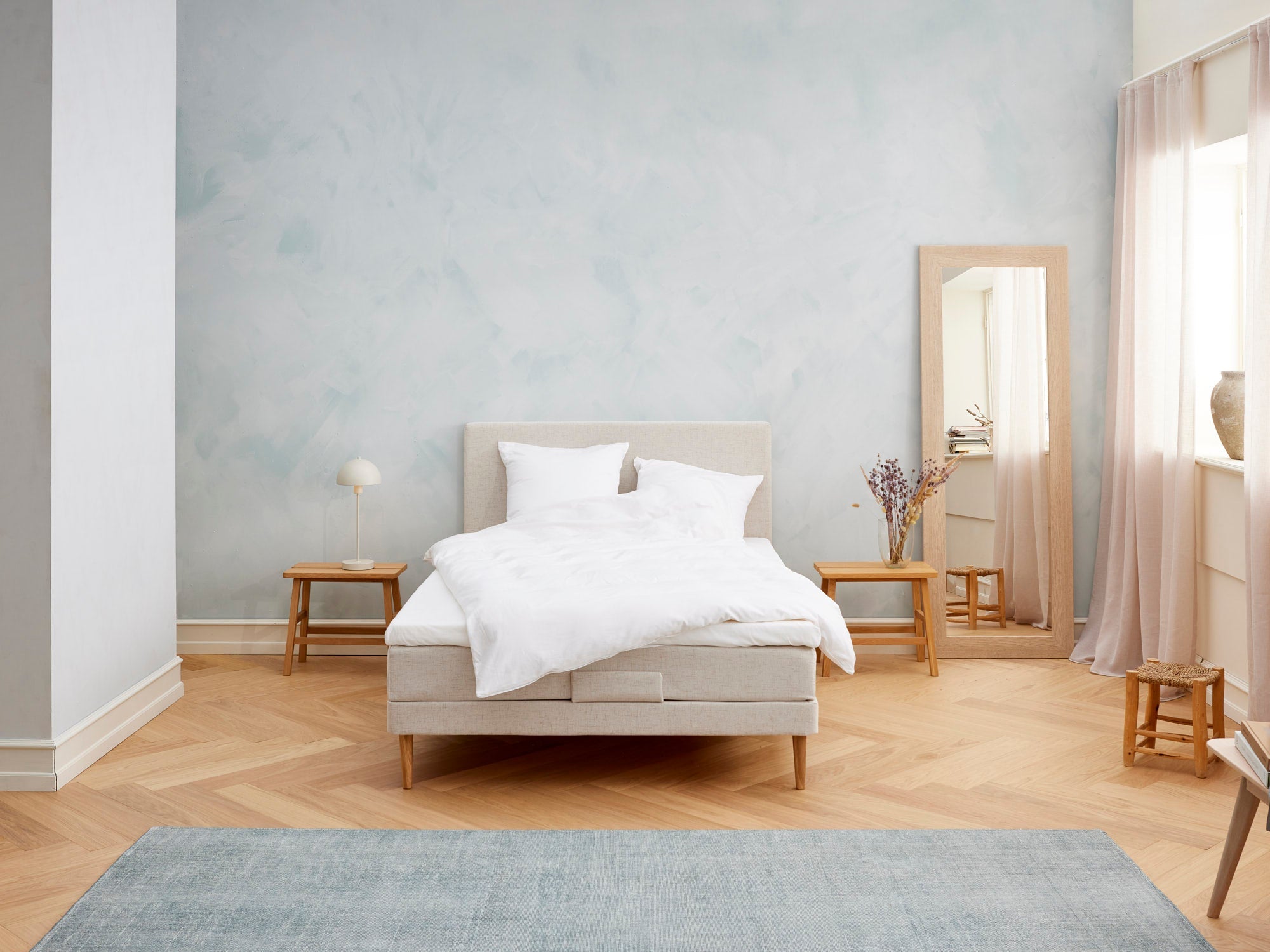 Fagmandens - Kølende | Elevation (Sand) 140x200 cm.