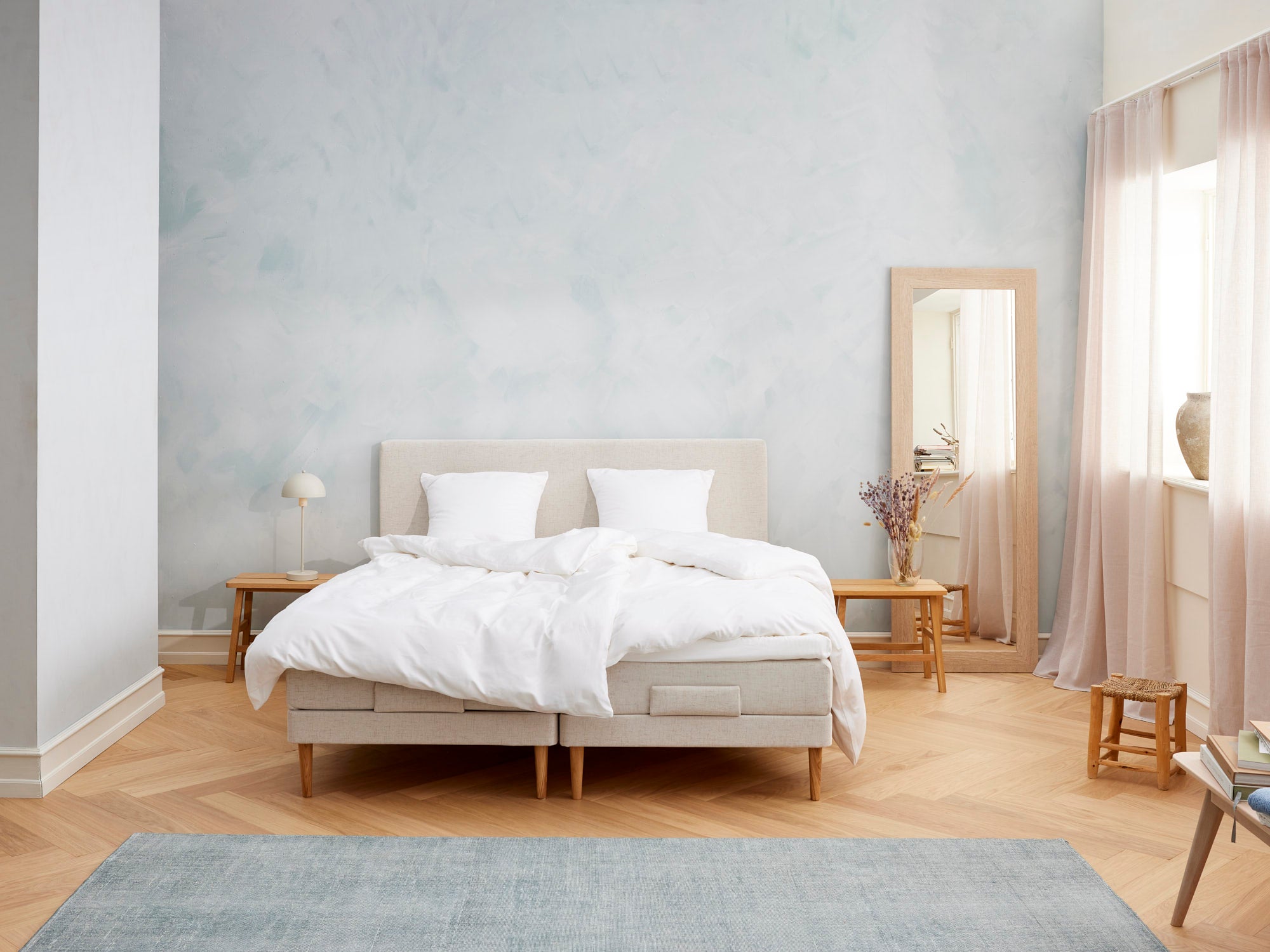 Fabrikkens - Kølende | Elevation (Sand) 180x200 cm.