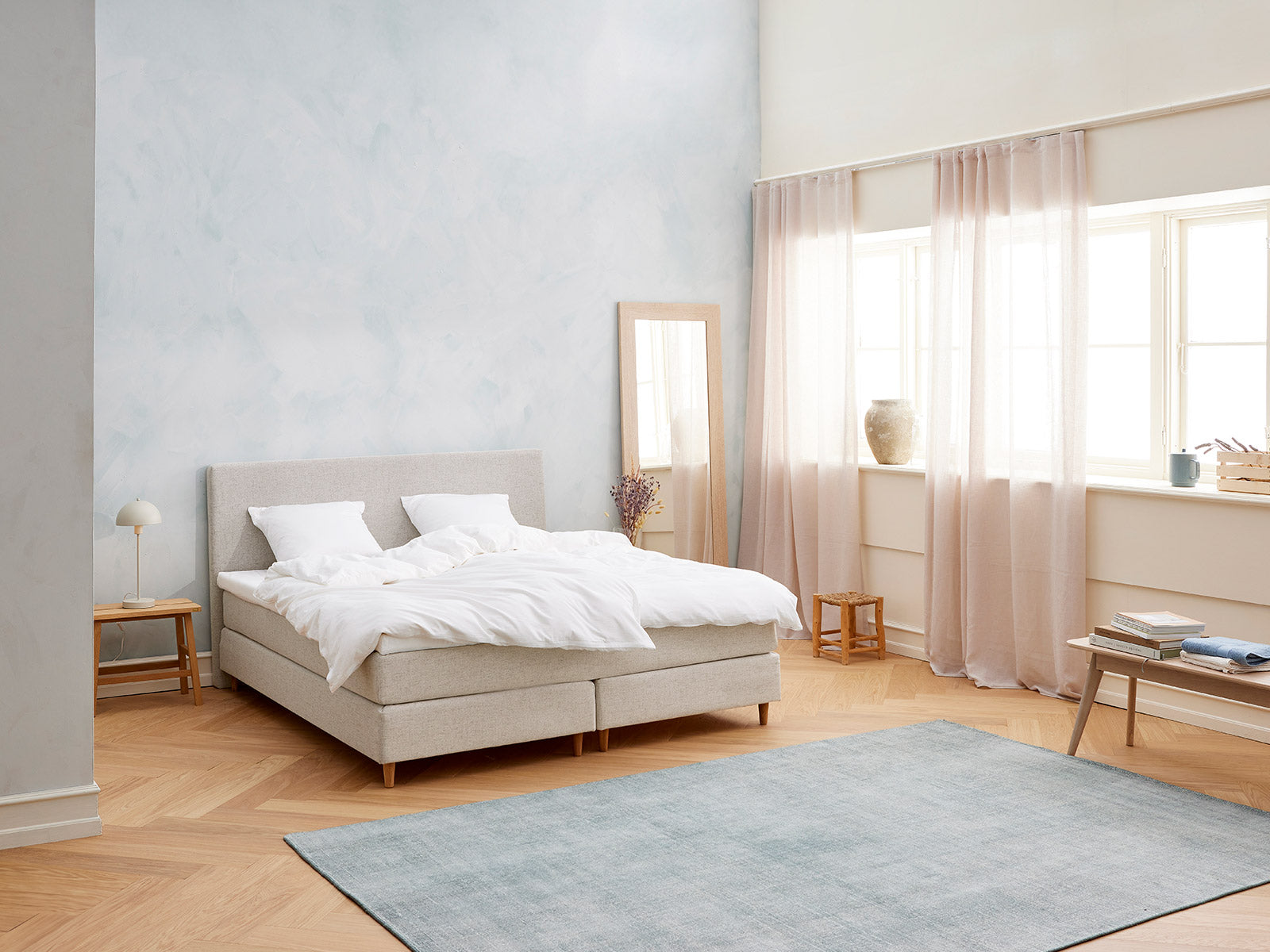 Majestæt - Kølende | Kontinental (Sand) 180x210 cm.