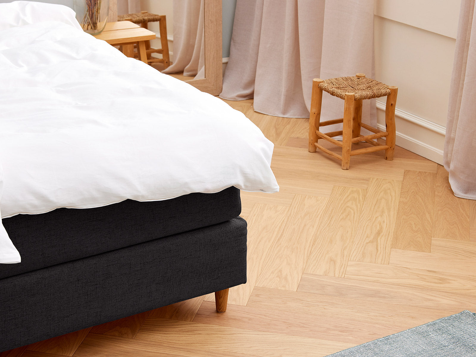 Fabrikkens - Kølende | Kontinental (Sort) 180x200 cm.