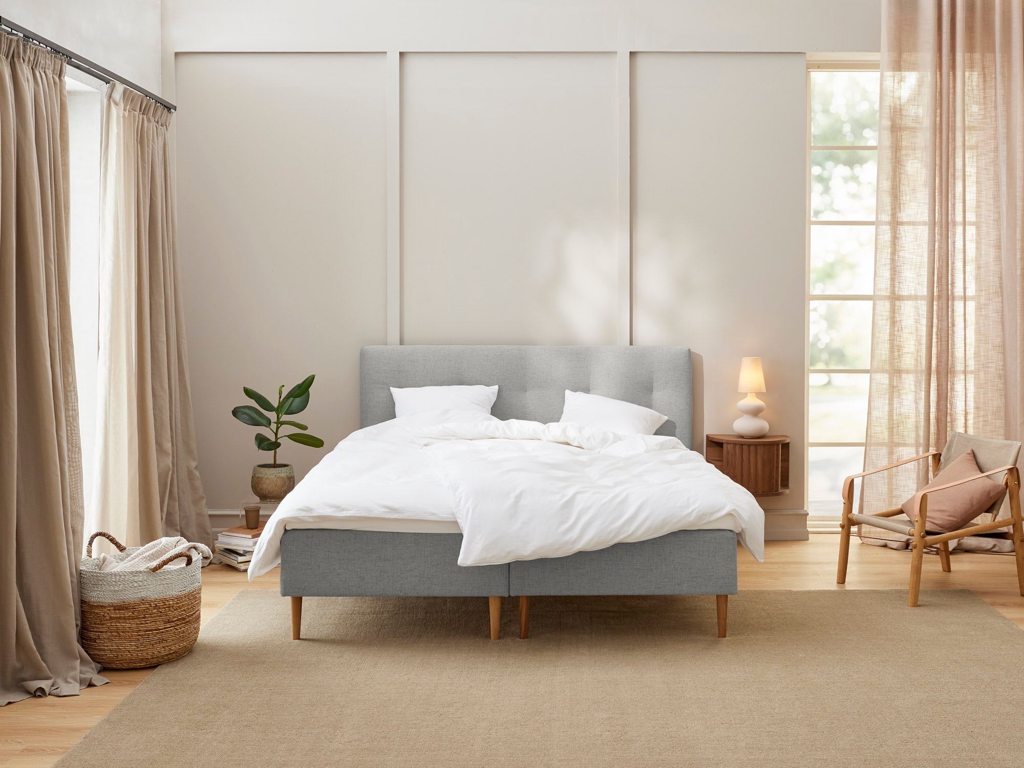 nordkap-modal-box-lysegra-180x200-cm