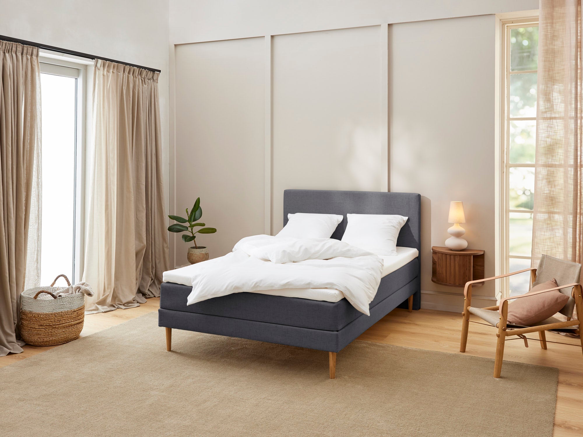 Majestæt - Komfort | Kontinental (Antracit) 140x200 cm.