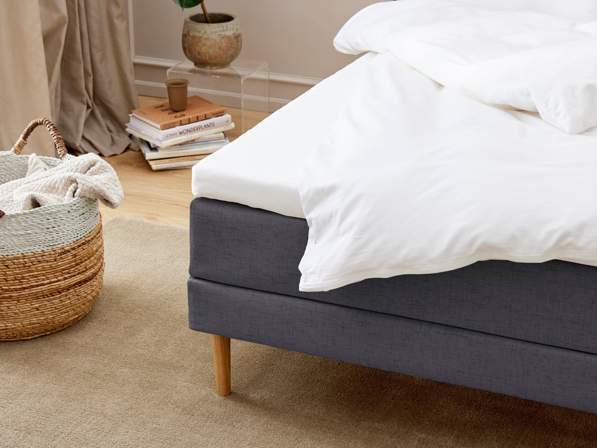 Majestæt - Komfort | Kontinental (Antracit) 140x200 cm.