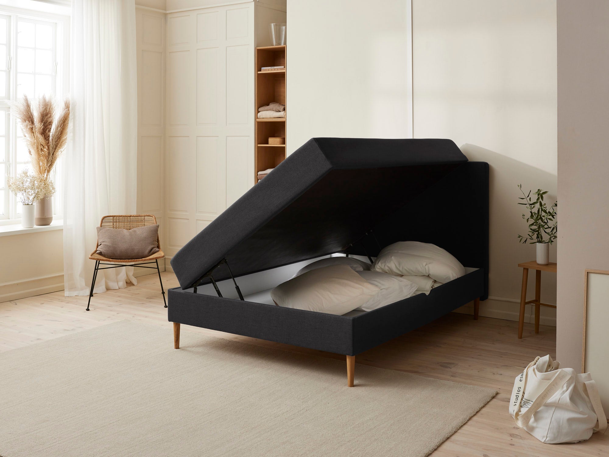 bergen-tencel-sort-140x200-cm