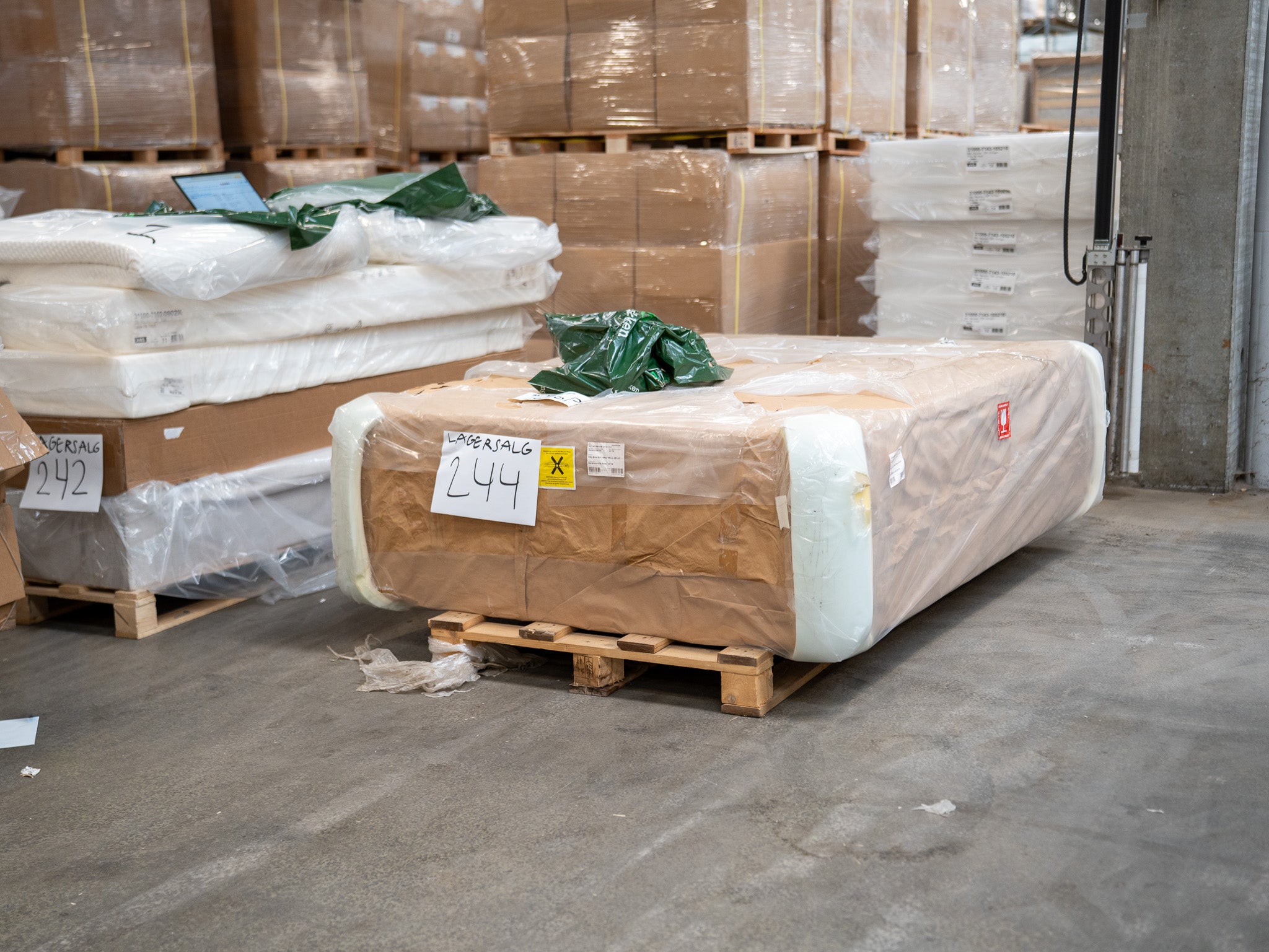 Opbevaringsboks 140x200 mørkegrå