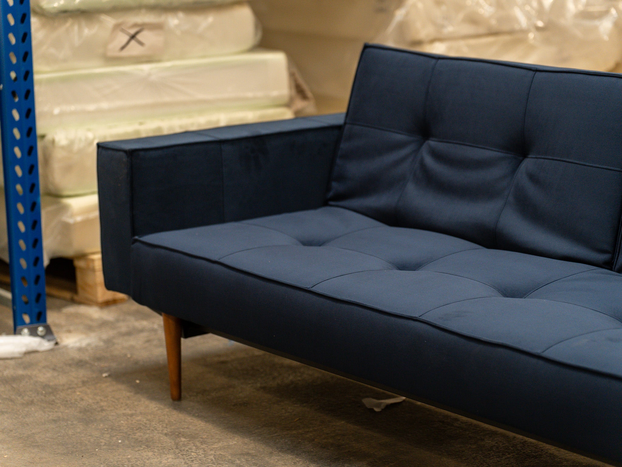 Splitback sovesofa Velvet Dark Blue