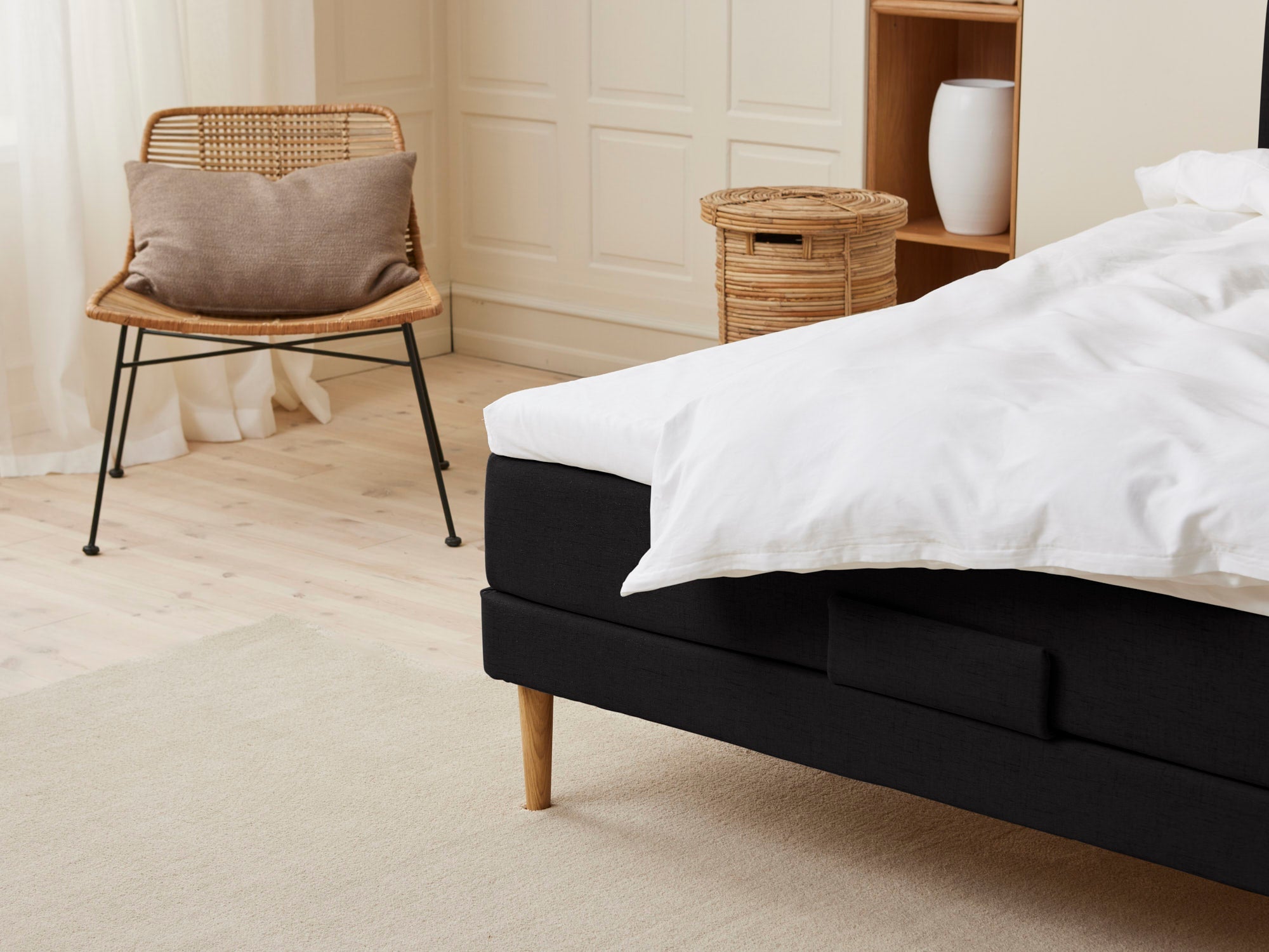 Fagmandens - Trykaflastende | Elevation (Sort) 105x210 cm.