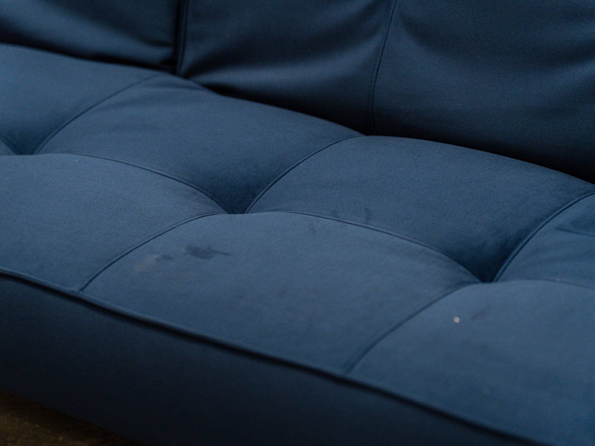 Splitback sovesofa Velvet Dark Blue