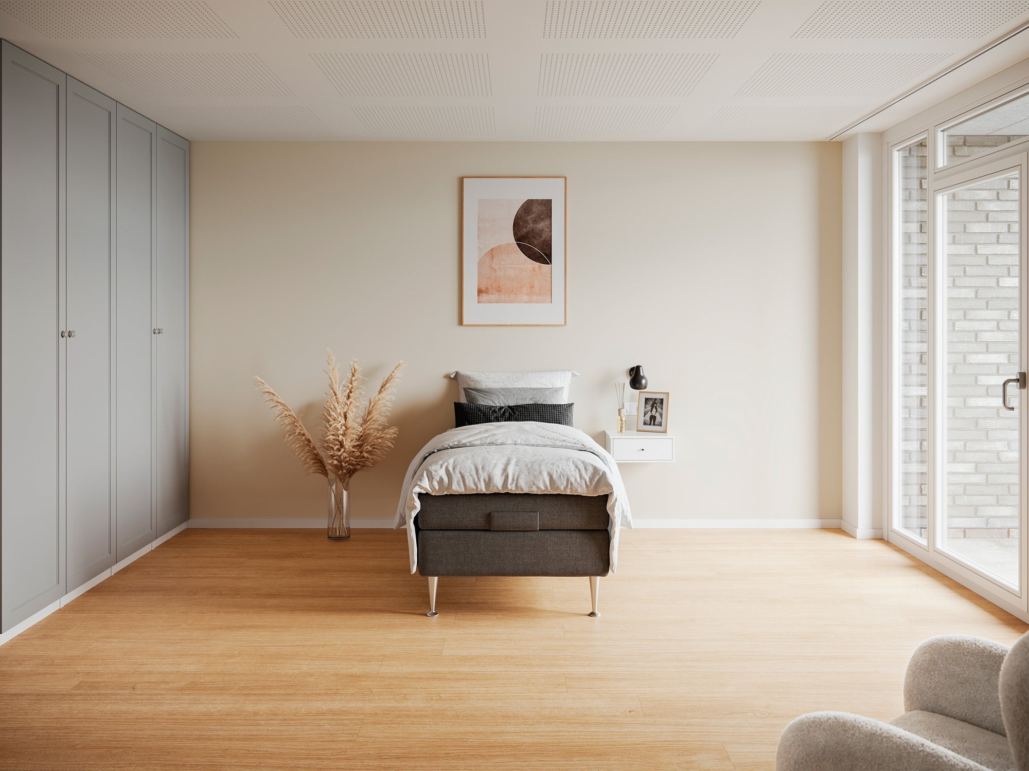 Fagmandens - Platin | Elevation (Antracit) 80x200 cm.