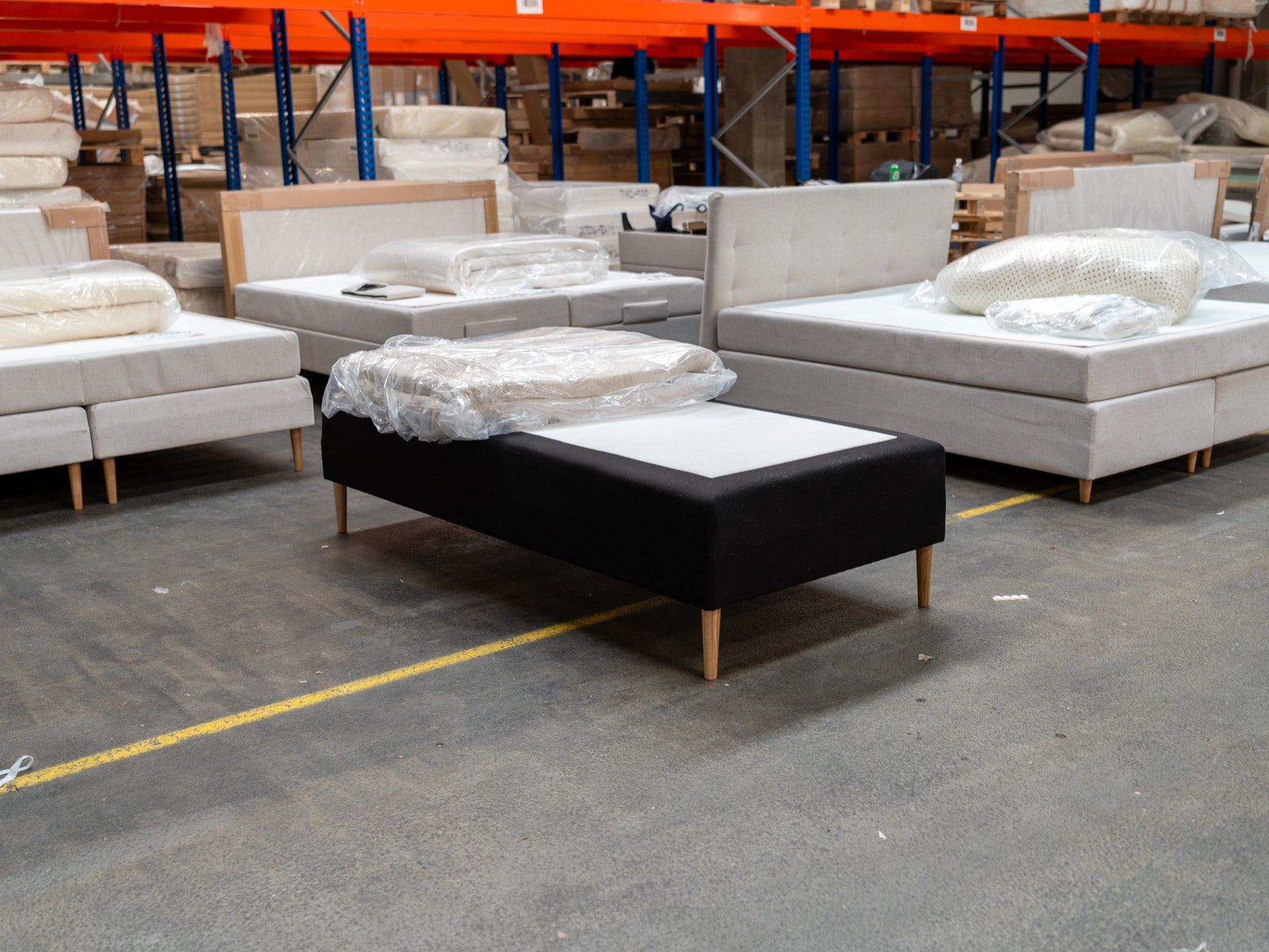 Boksmadras 90x200 sort