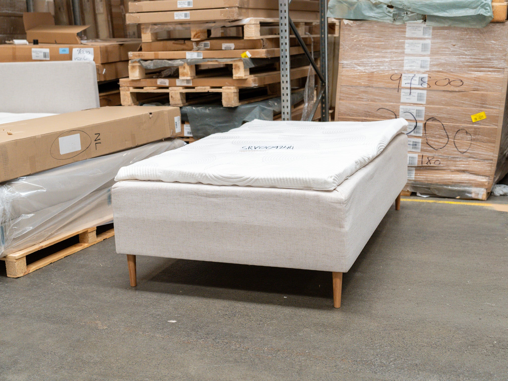 Boksmadras 120x200 sand