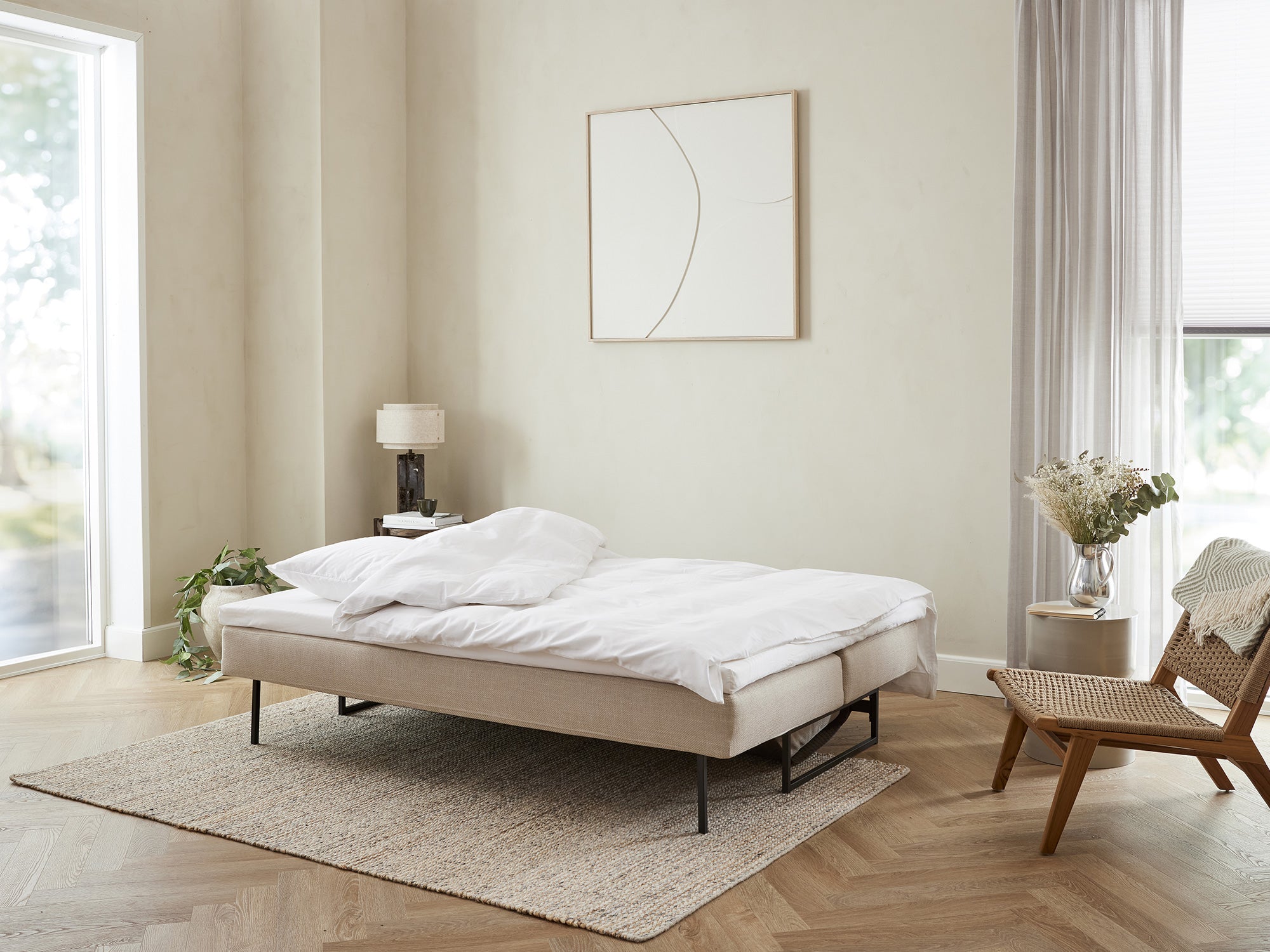 Sovesofaen - Grain | Sovesofa (Sand) 140x200 cm.