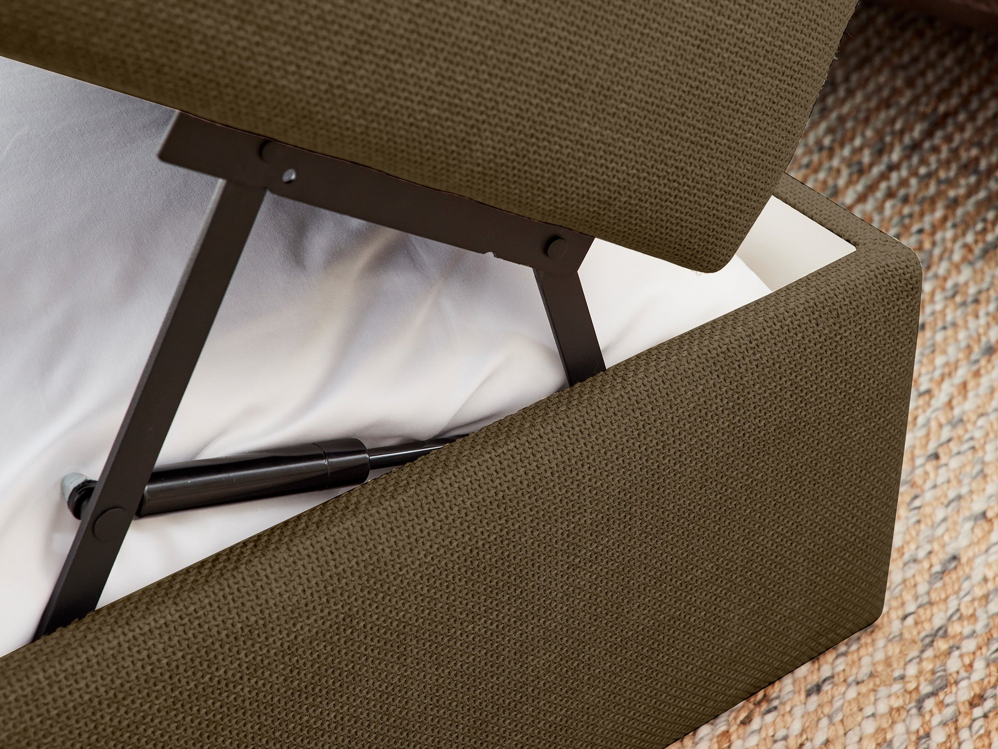 Puffen - Grain | Puf (Grøn) 83x83 cm.