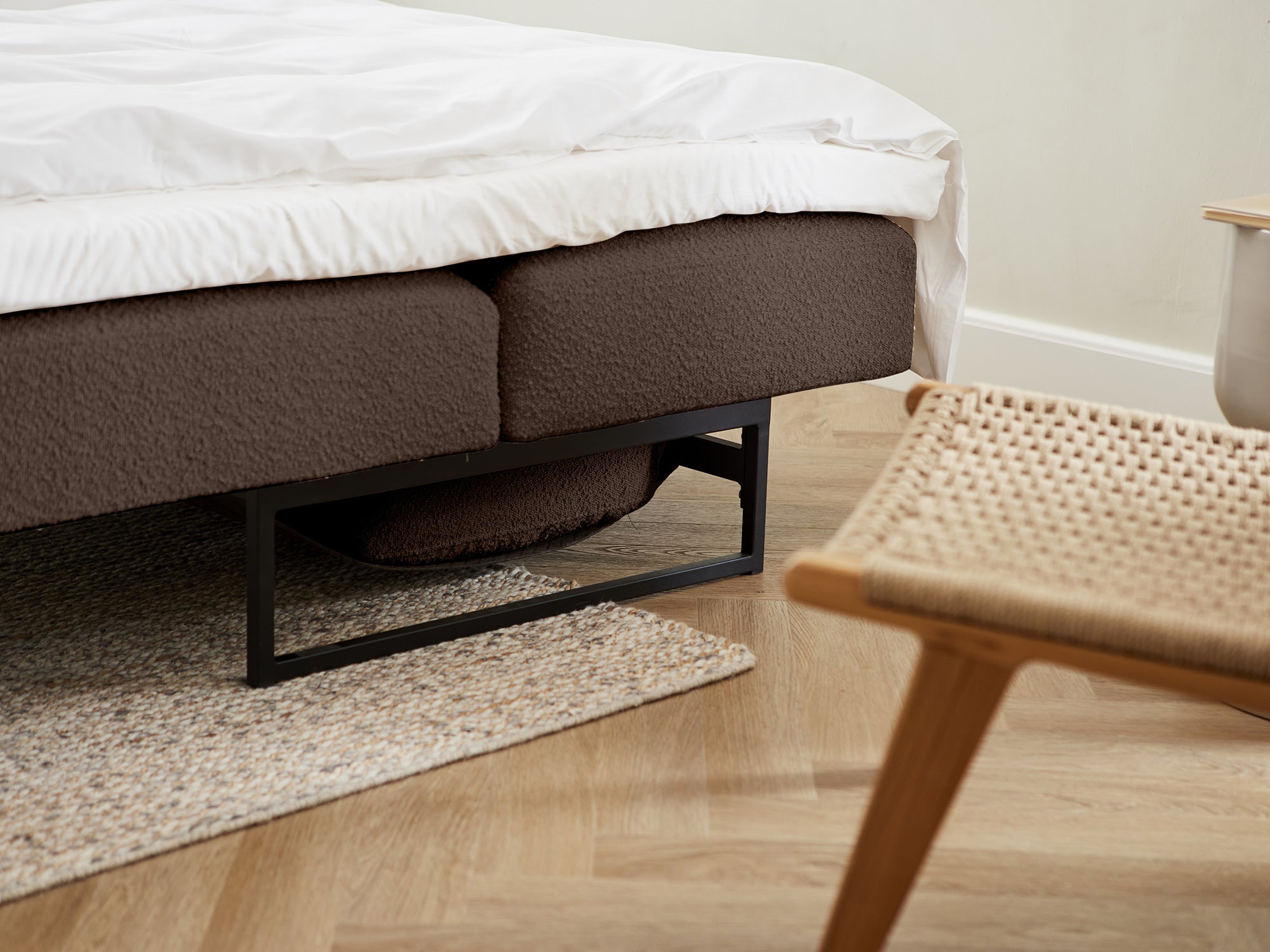 Sovesofaen - Boucle | Sovesofa (Brun) 140x200 cm.