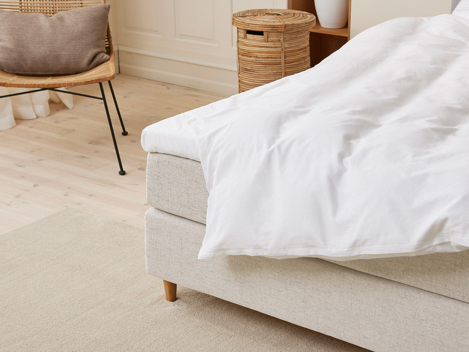 Fabrikkens - Trykaflastende | Kontinental (Sand) 140x200 cm.