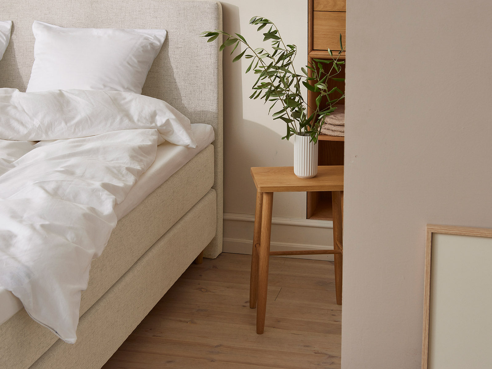 Fabrikkens - Trykaflastende | Kontinental (Sand) 180x200 cm.