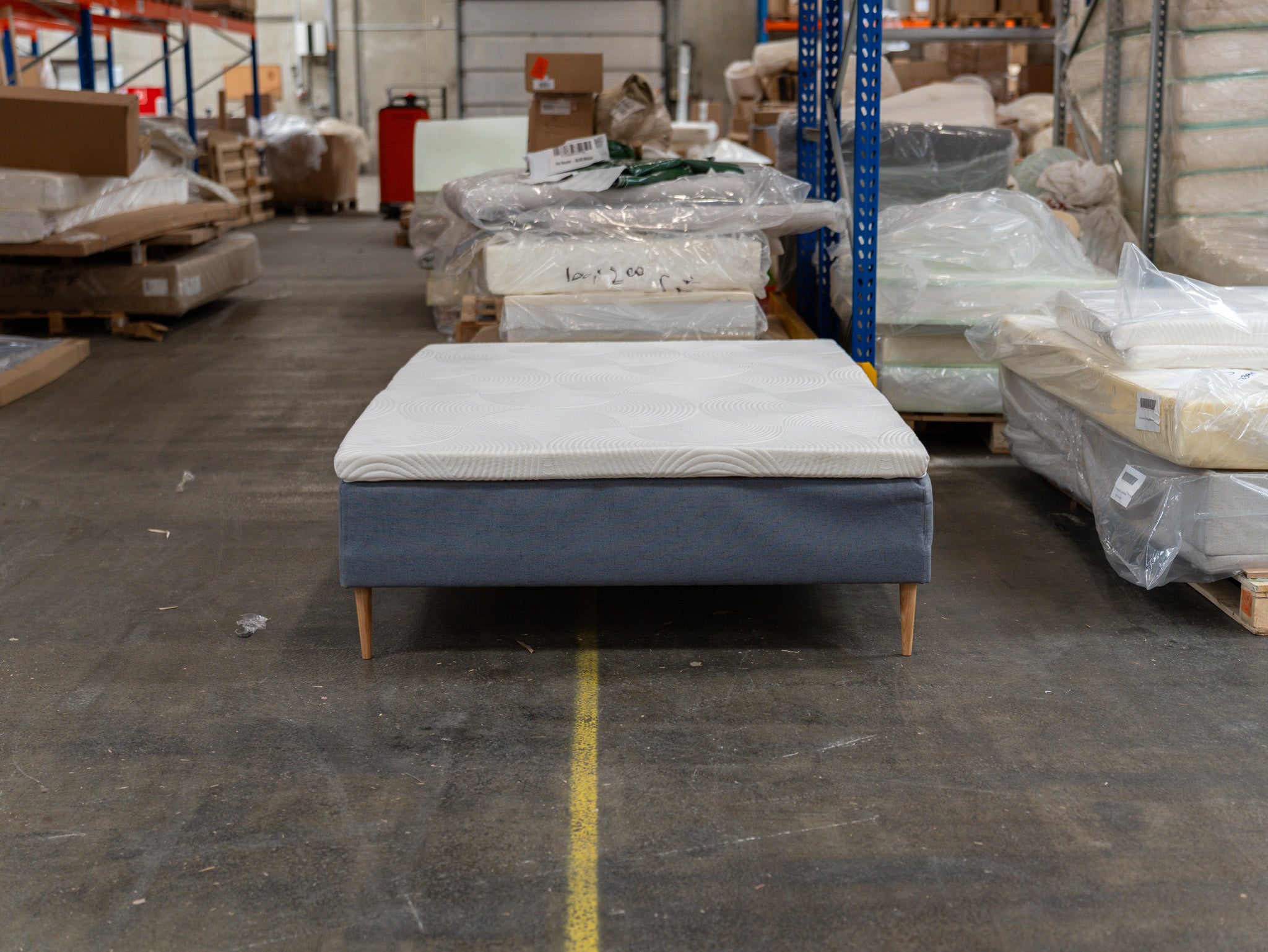 Boksmadras 140x200 mørkegrå