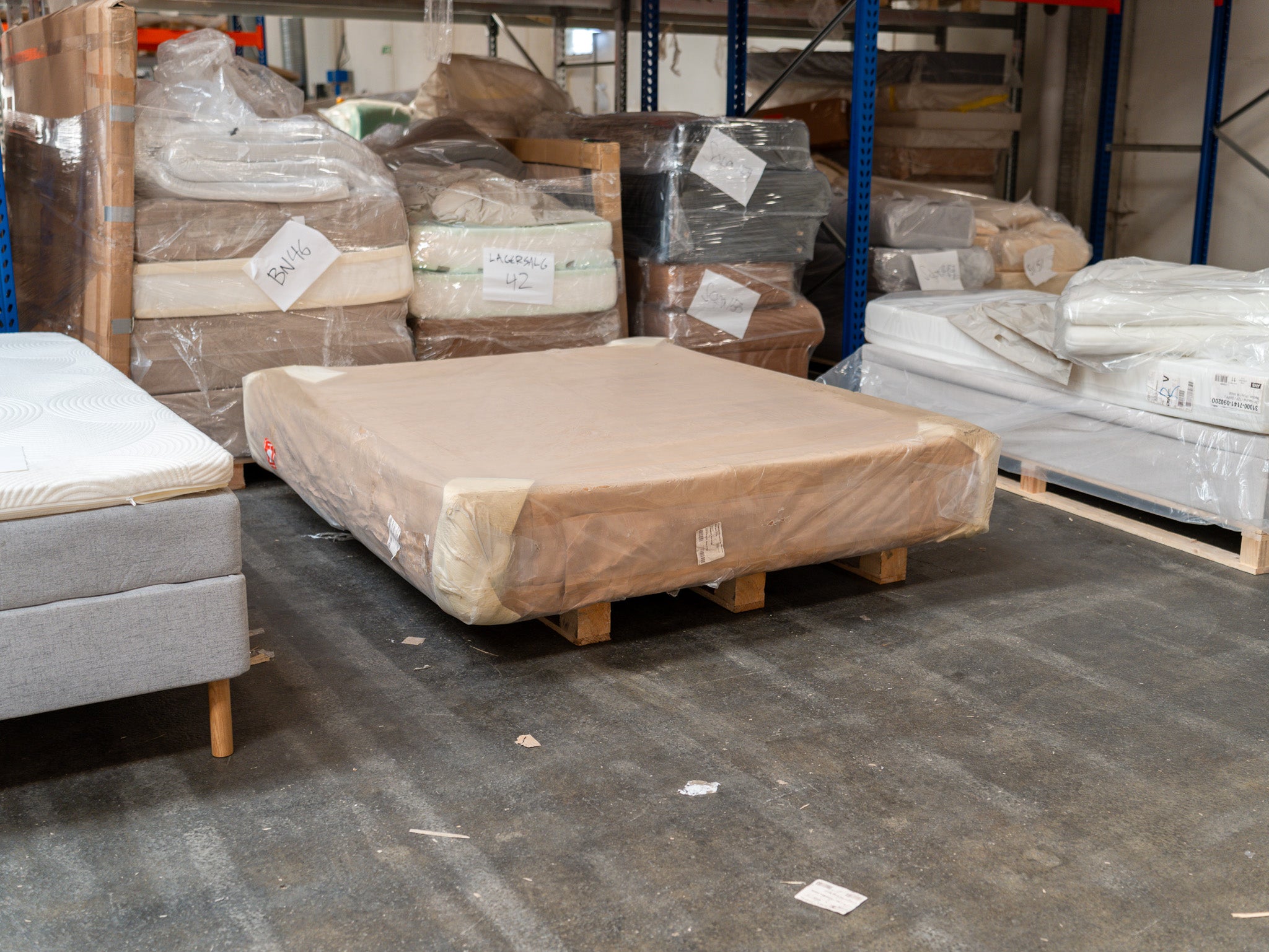 Specialmål boksmadras 160x195 sort