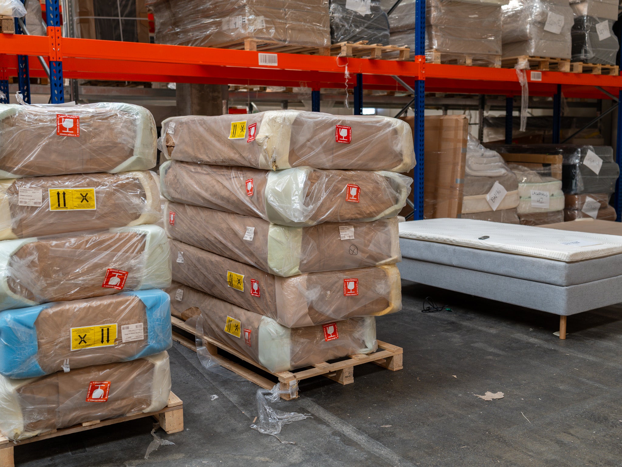 Specialmål boksmadras 75x175 sort