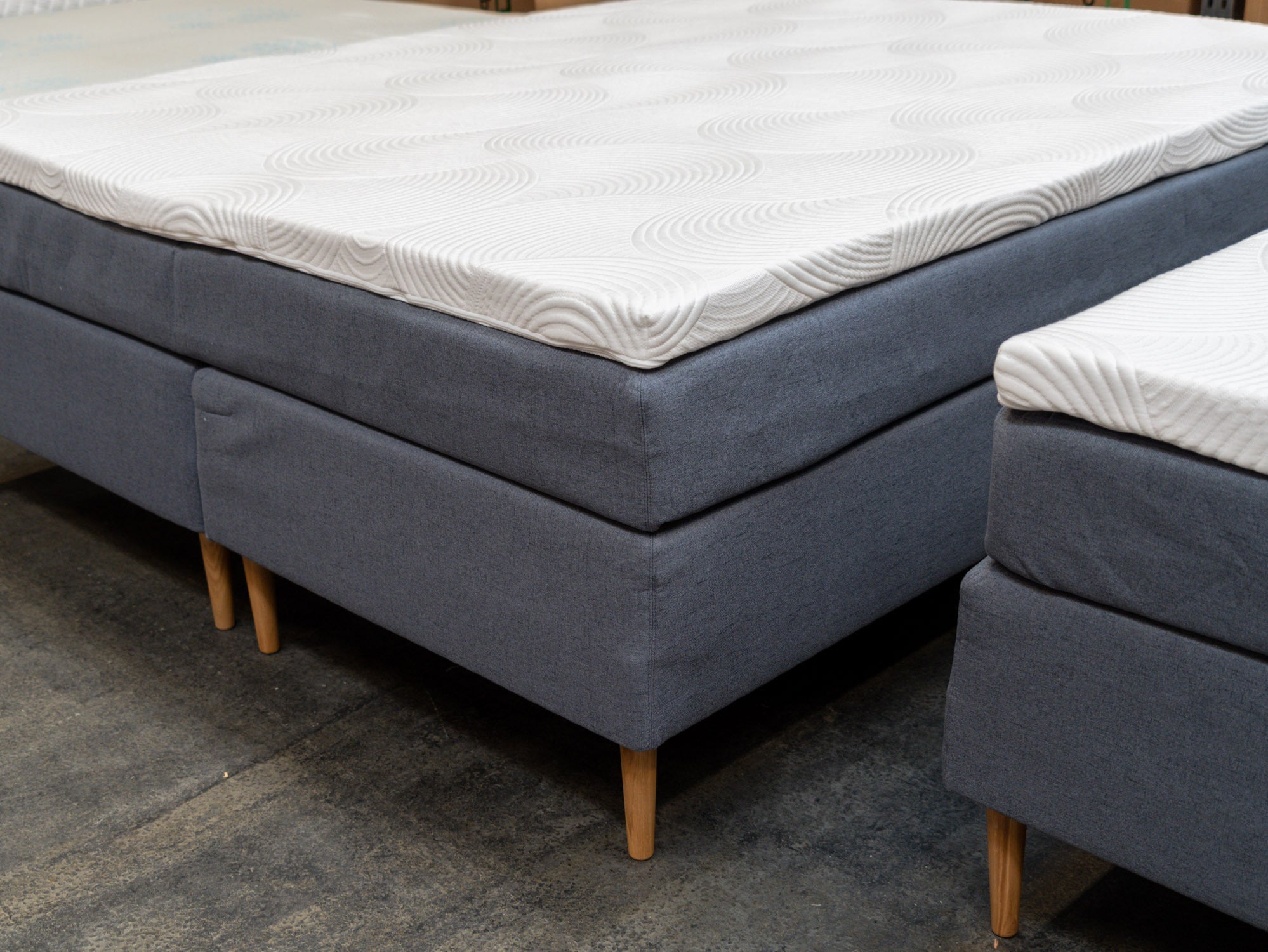 Kontinental 180x210 mørkegrå