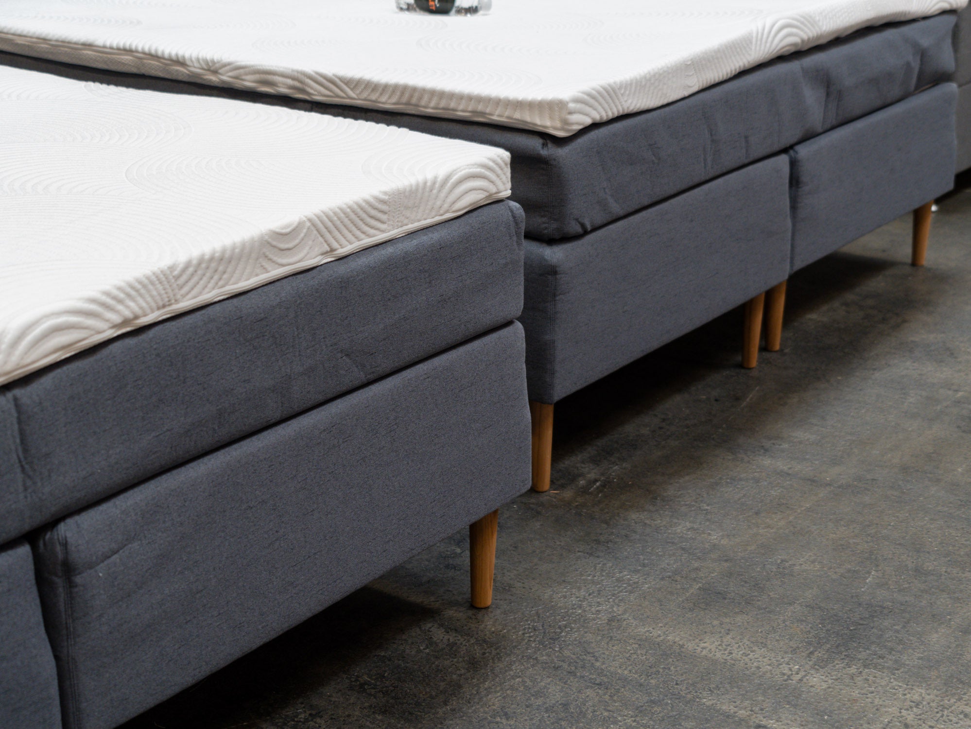 Kontinental 180x210 mørkegrå