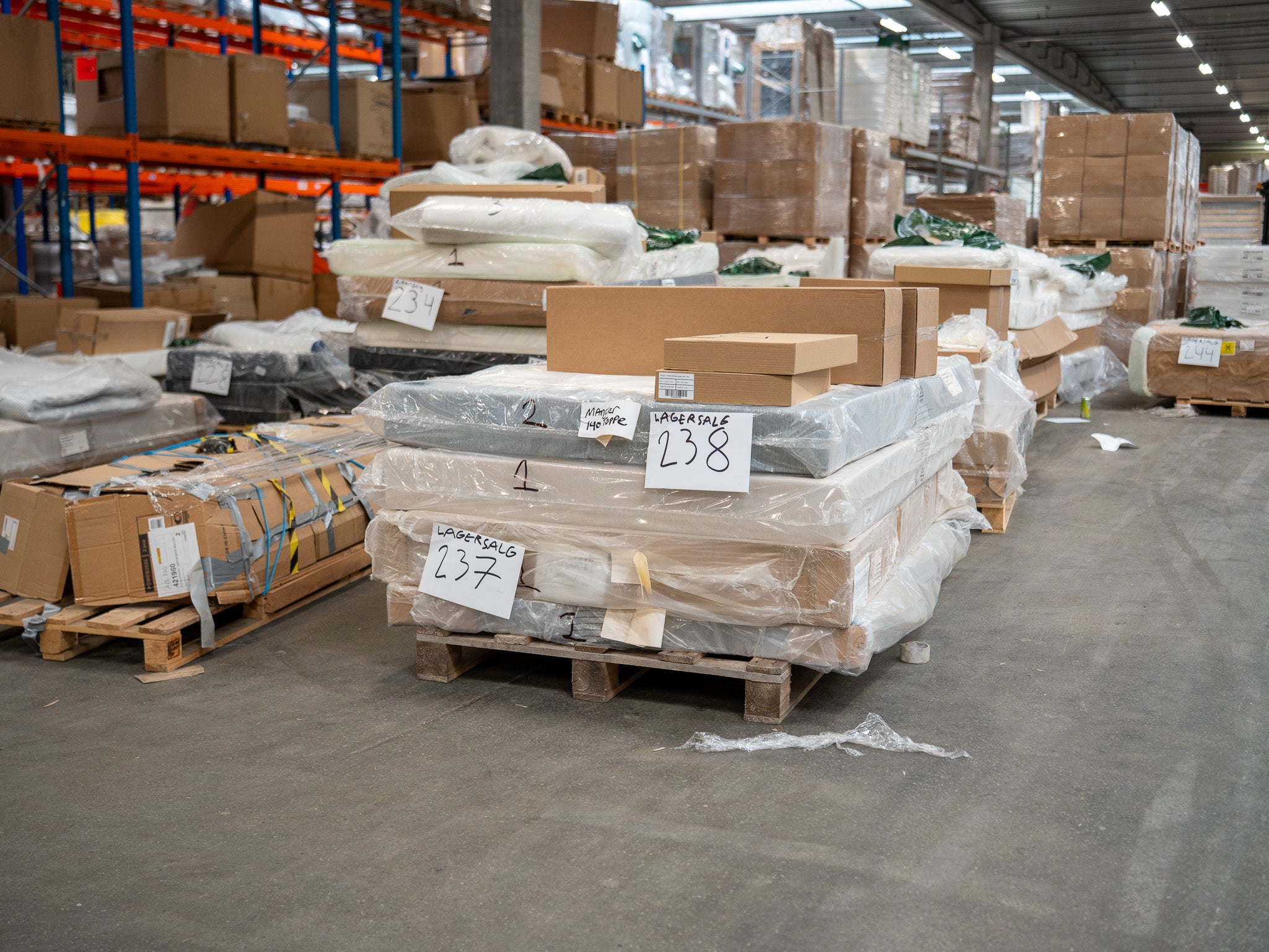 Kontinental 140x200 grå