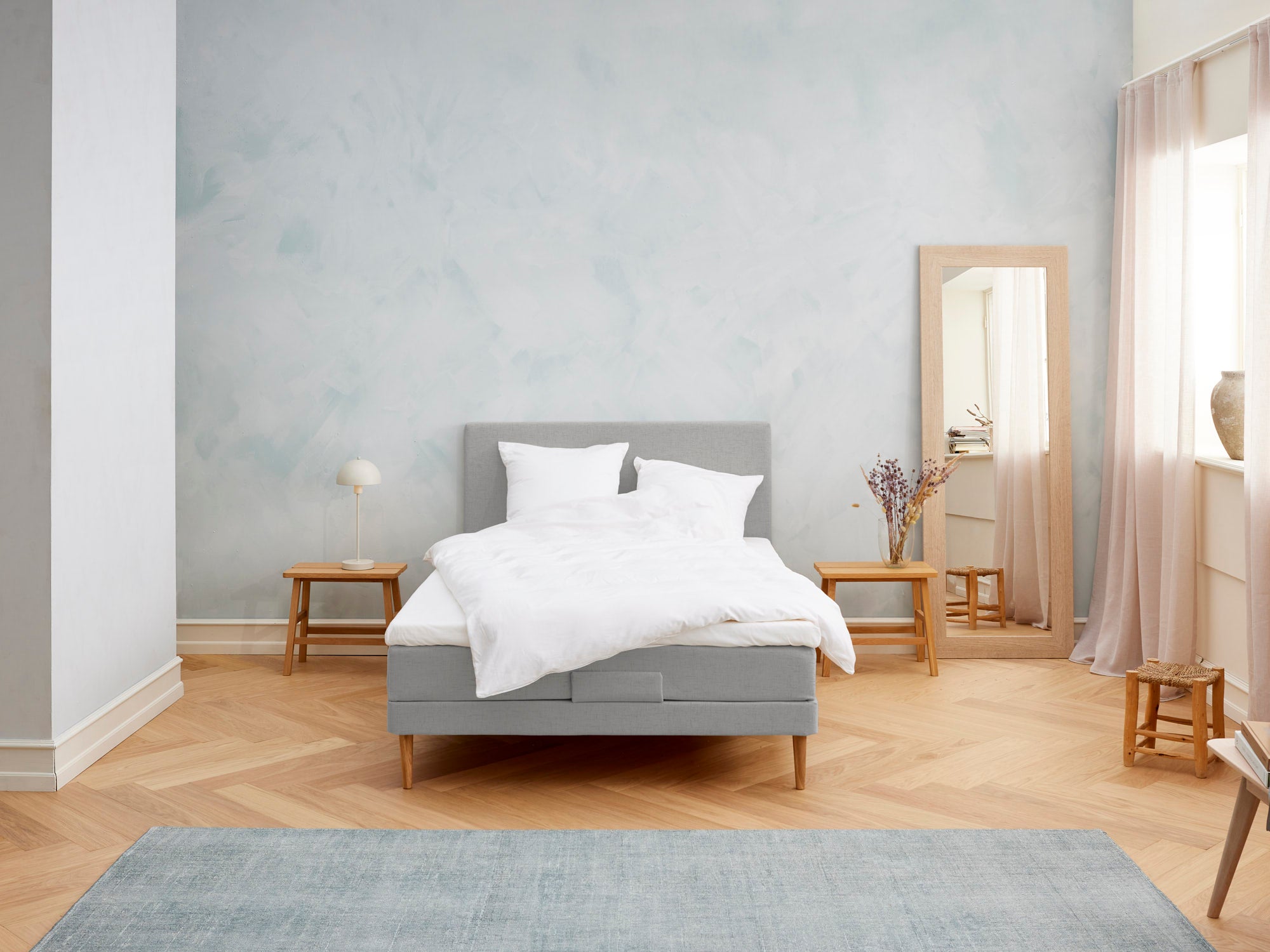 Krone - Kølende | Elevation (Lysegrå) 105x210 cm.