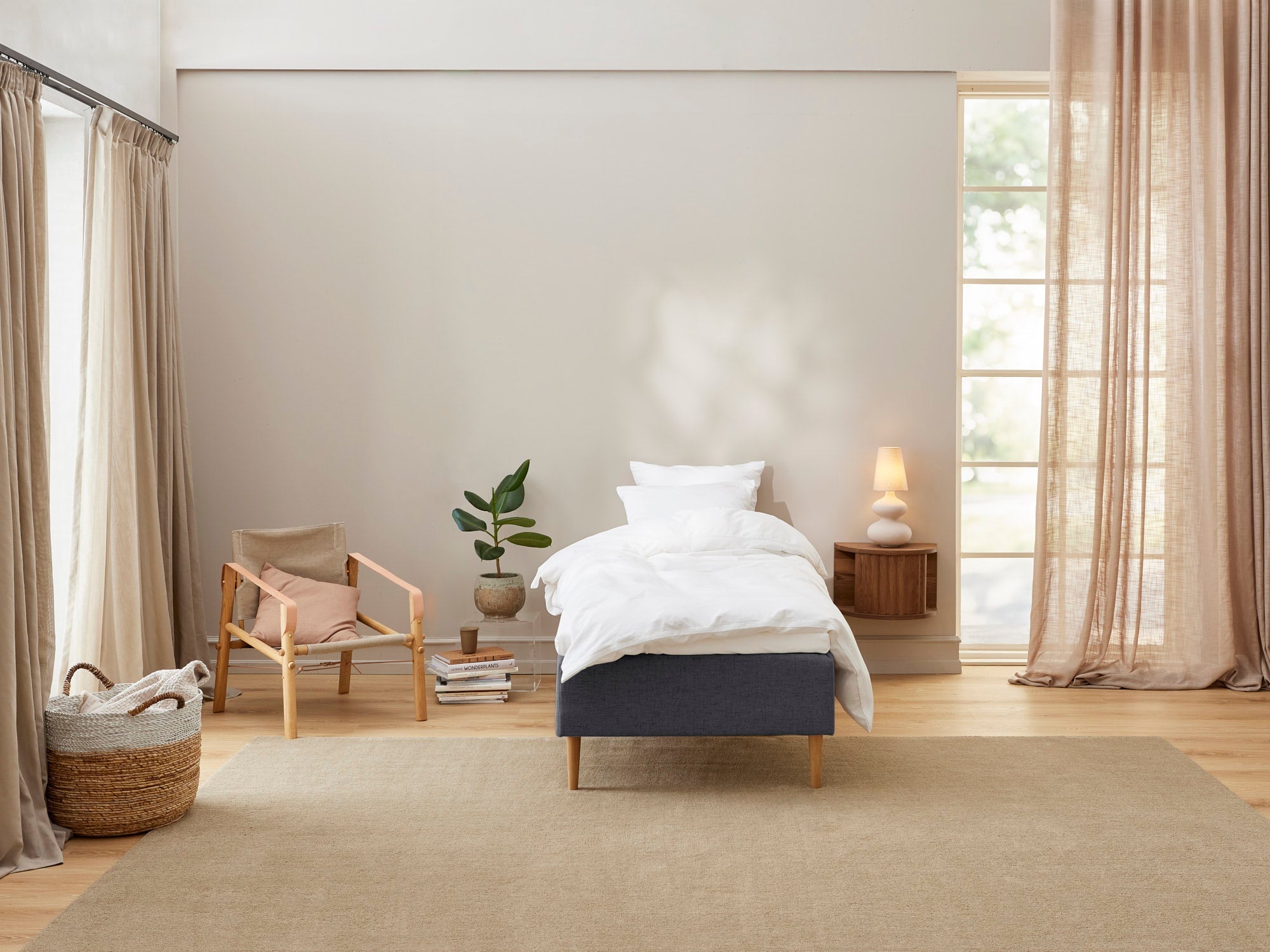 Majestæt - Komfort | Boxmadras (Antracit) 90x210 cm.