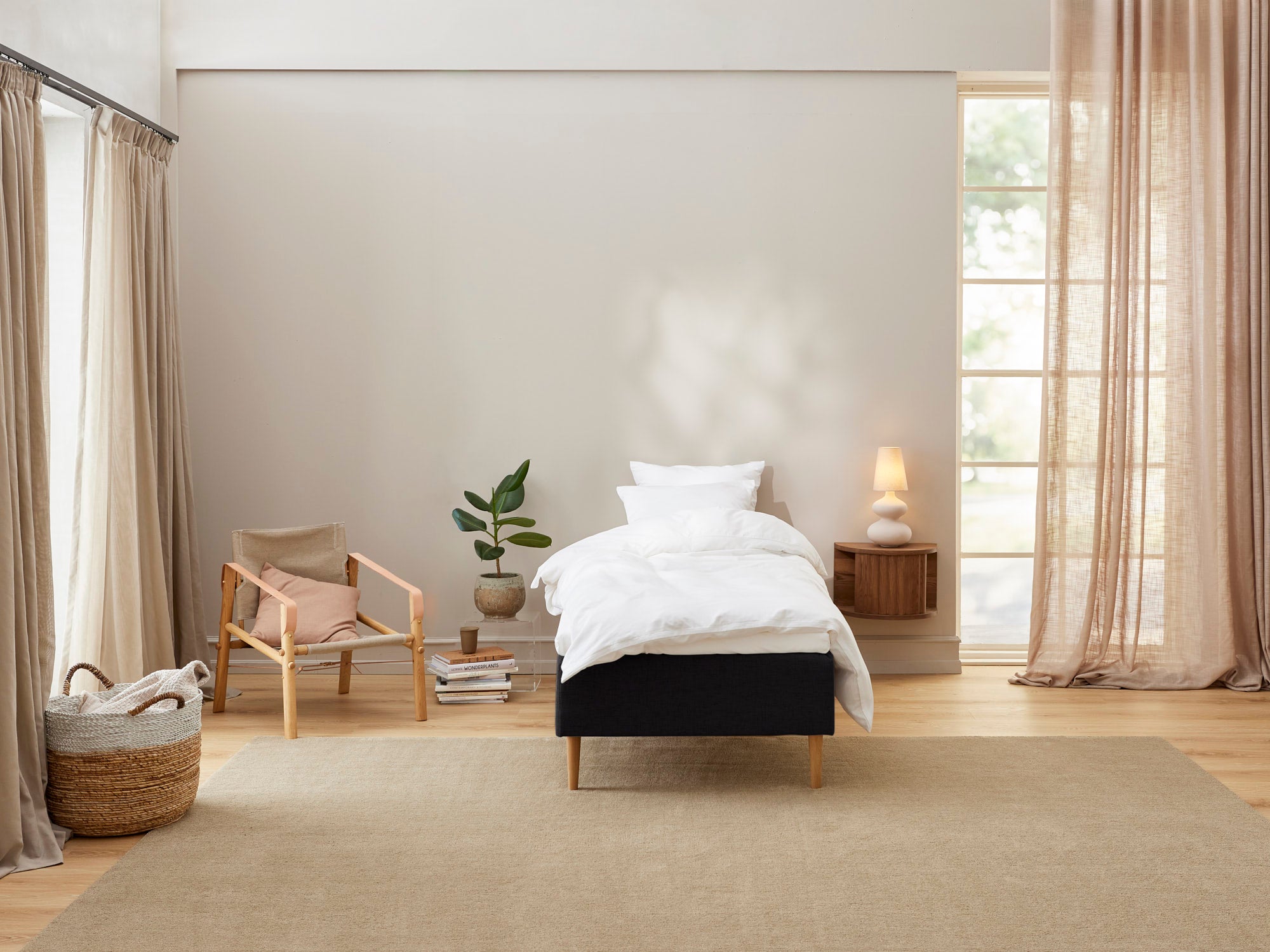 Krone - Komfort | Boxmadras (Sort) 90x210 cm.