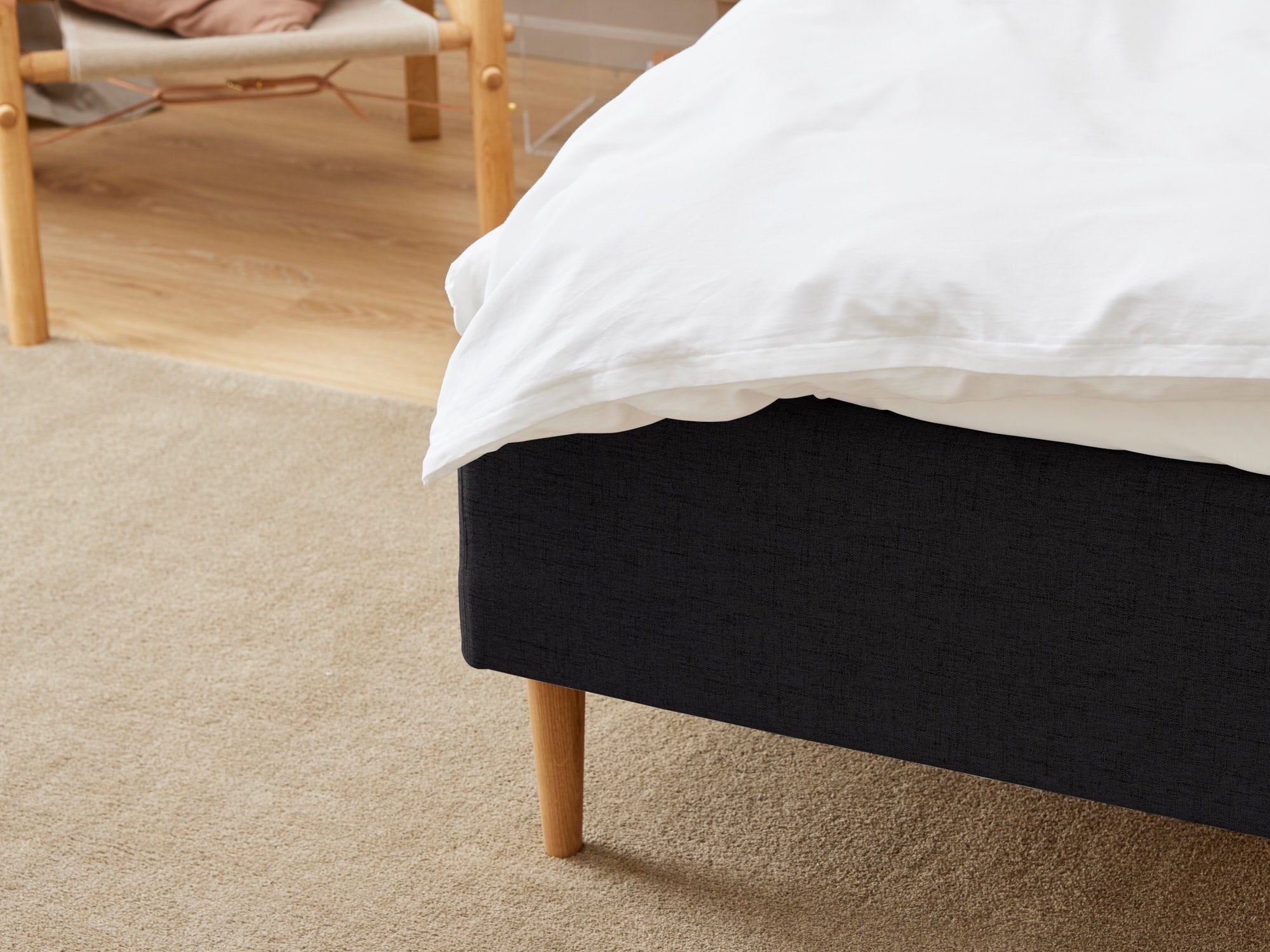 Krone - Komfort | Boxmadras (Sort) 90x210 cm.