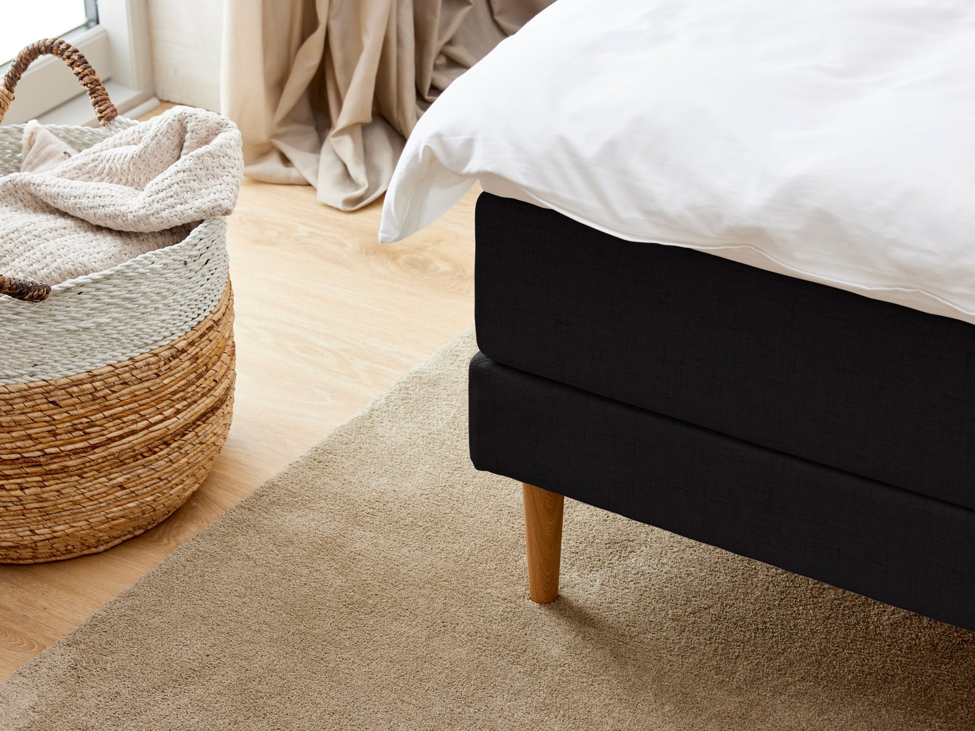 nordkap-tencel-sort-200x200-cm