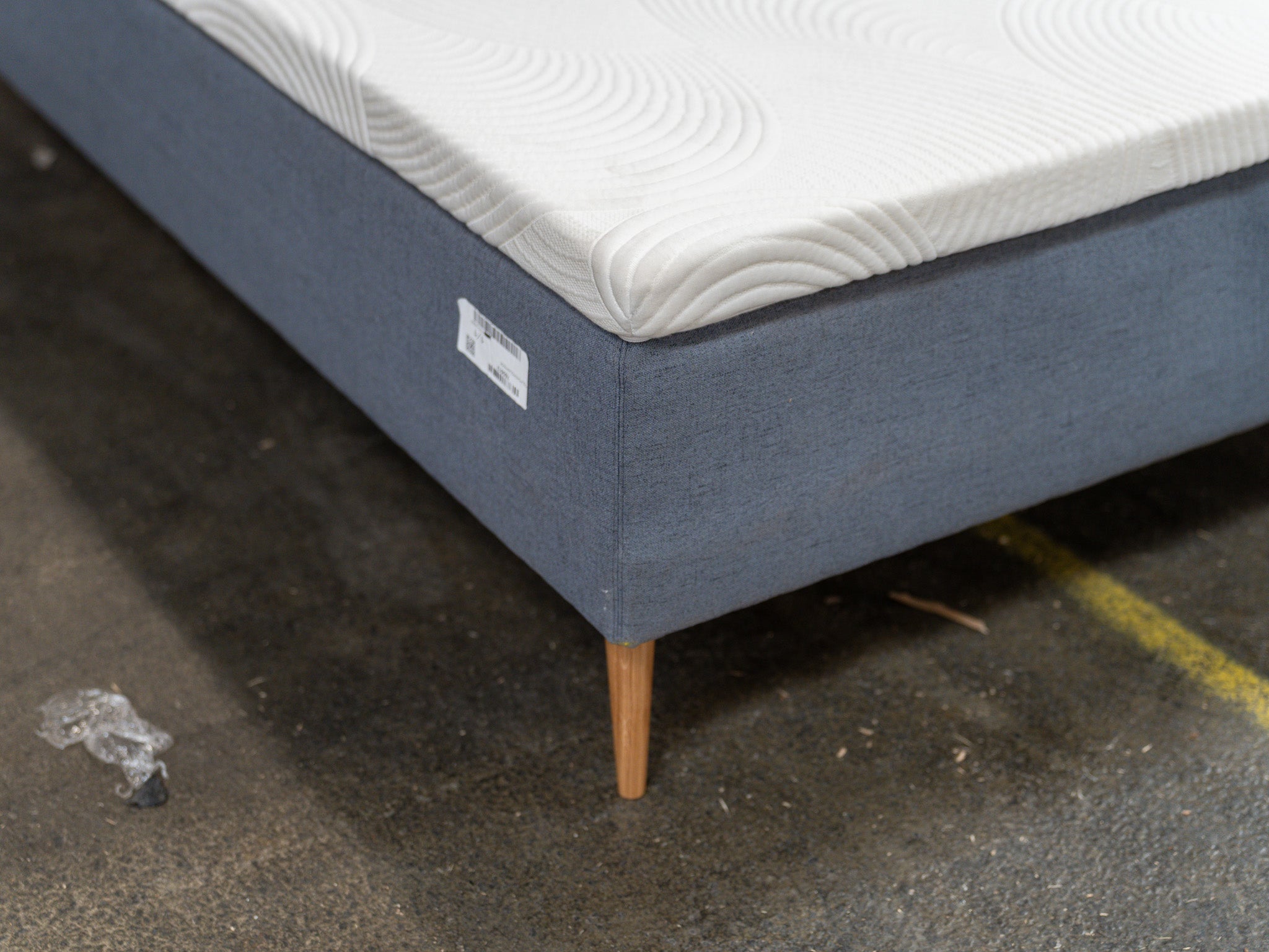 Boksmadras 140x200 mørkegrå