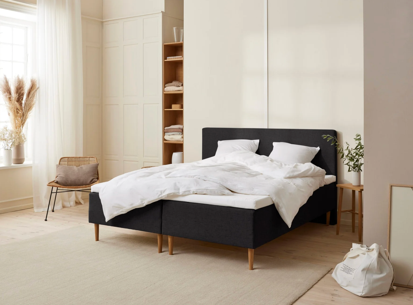 Boksmadras 180x200 sort